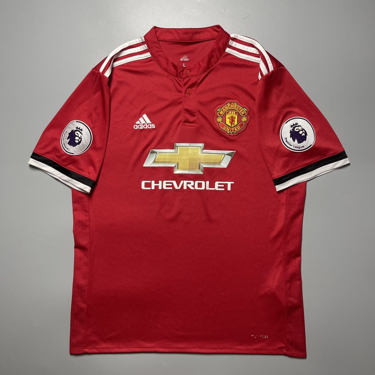 Adidas MAN UNITED ADIDAS 2017/2018 SOCCER HOME JERSEY #19 RASHFORD Size US L / EU 52-54 / 3 - 2 Thumbnail