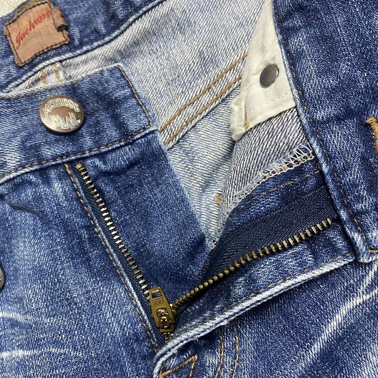 JACKROSE Jackrose Distressed Denim Flare Jeans Size US 31 - 17 Thumbnail
