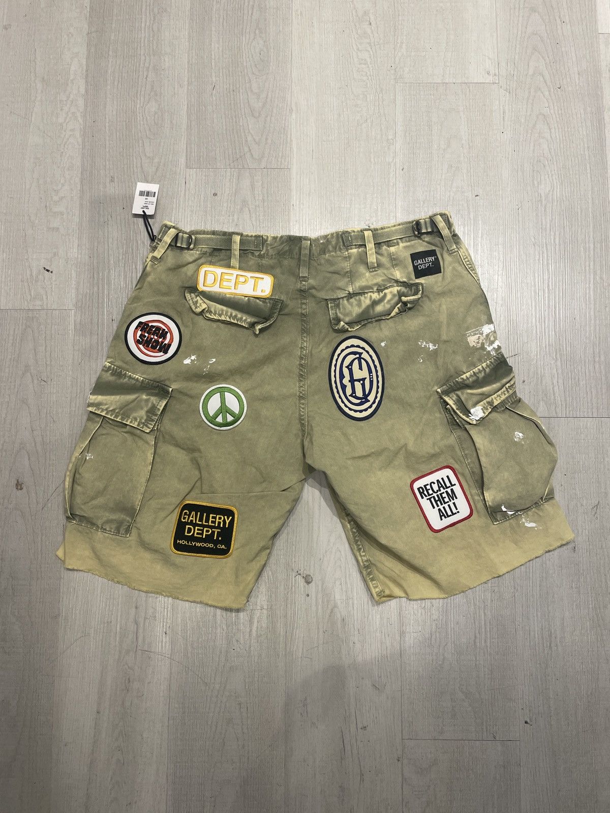 Gallery Department Kenzie Cargo Shorts Olive