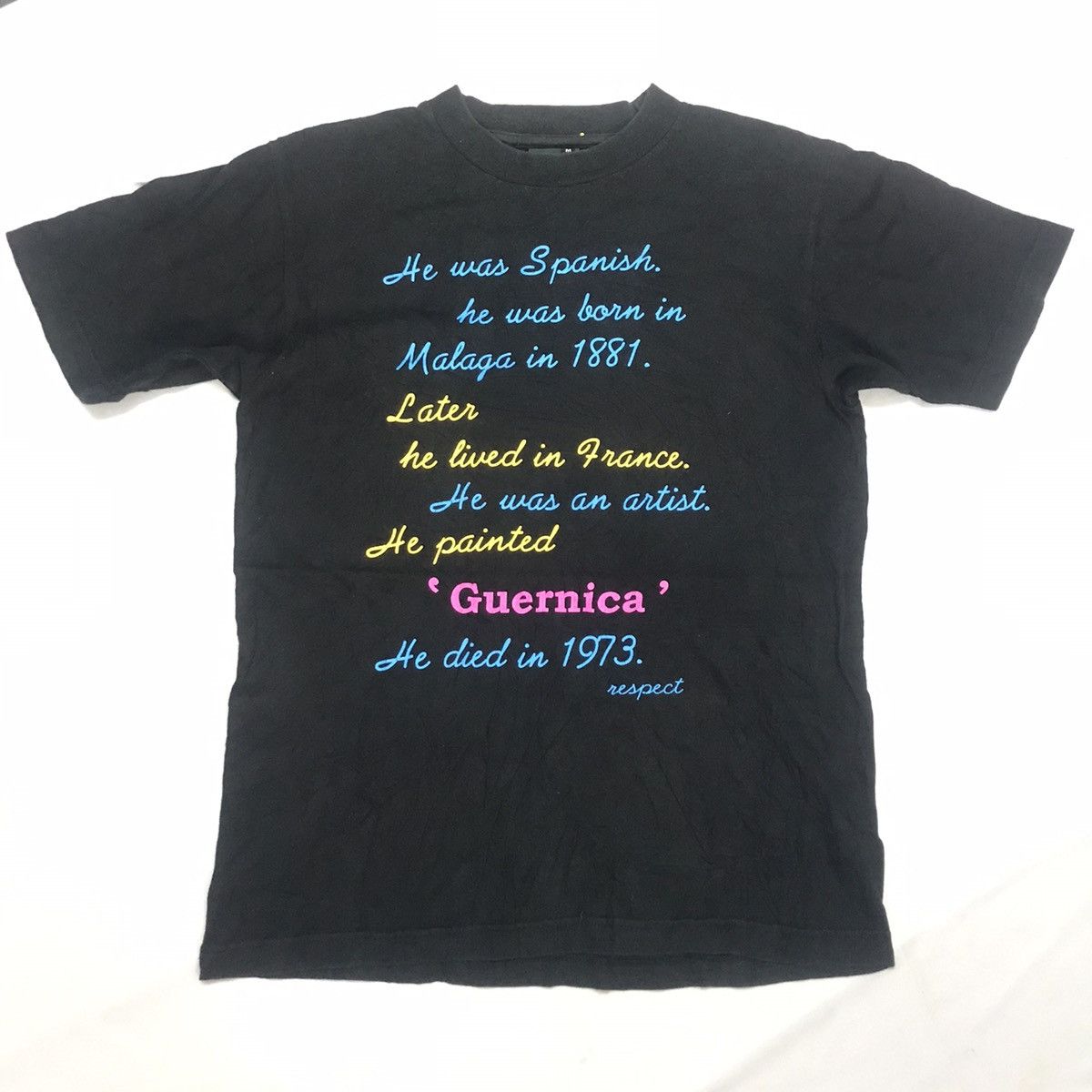 Other Picasso “Guernice” Bio Script T-shirt Size US S / EU 44-46 / 1 - 2 Thumbnail