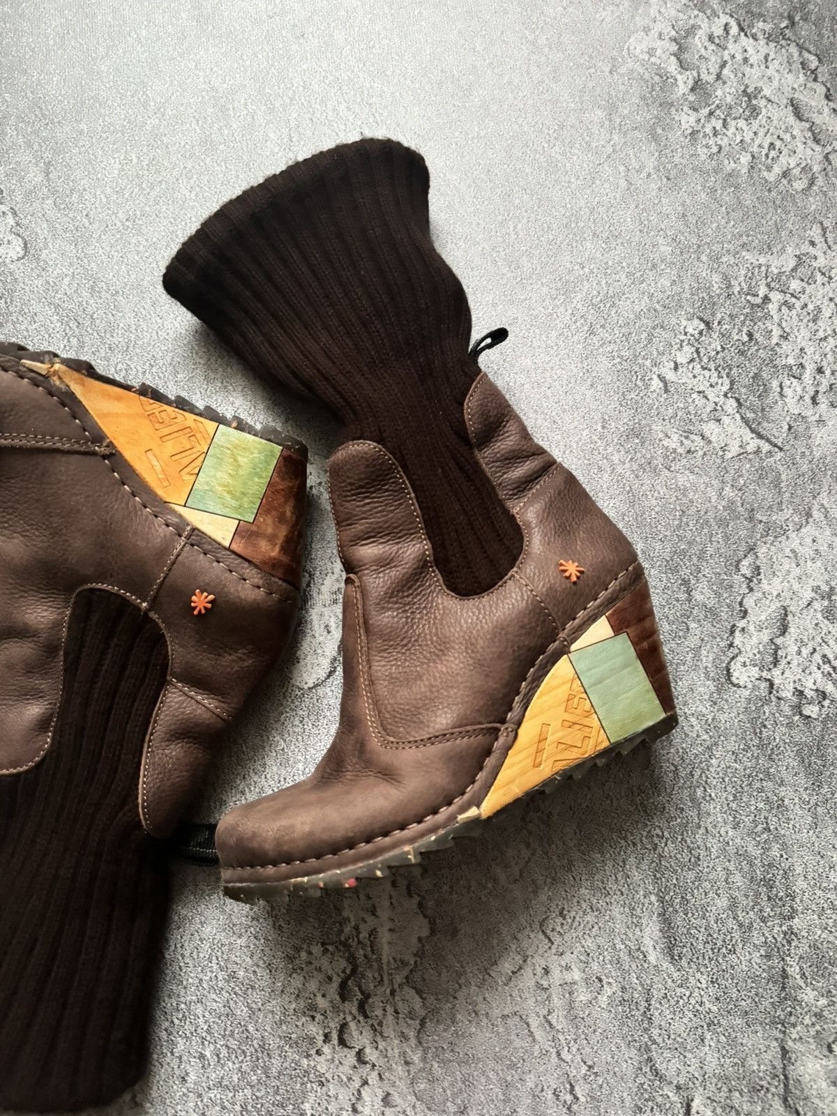 Vintage The art company US7 UE40 Avantgarde platform boots shoes wmn Size US 7 / IT 37 - 3 Thumbnail