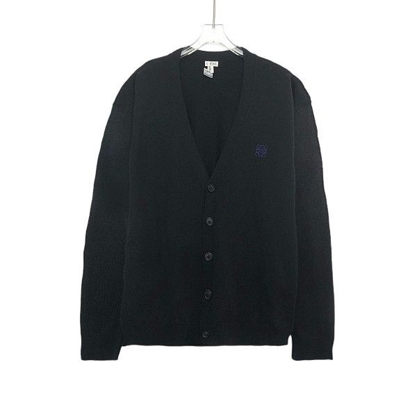 Loewe Loewe Anagram Logo Cardigan Black Size M | Grailed