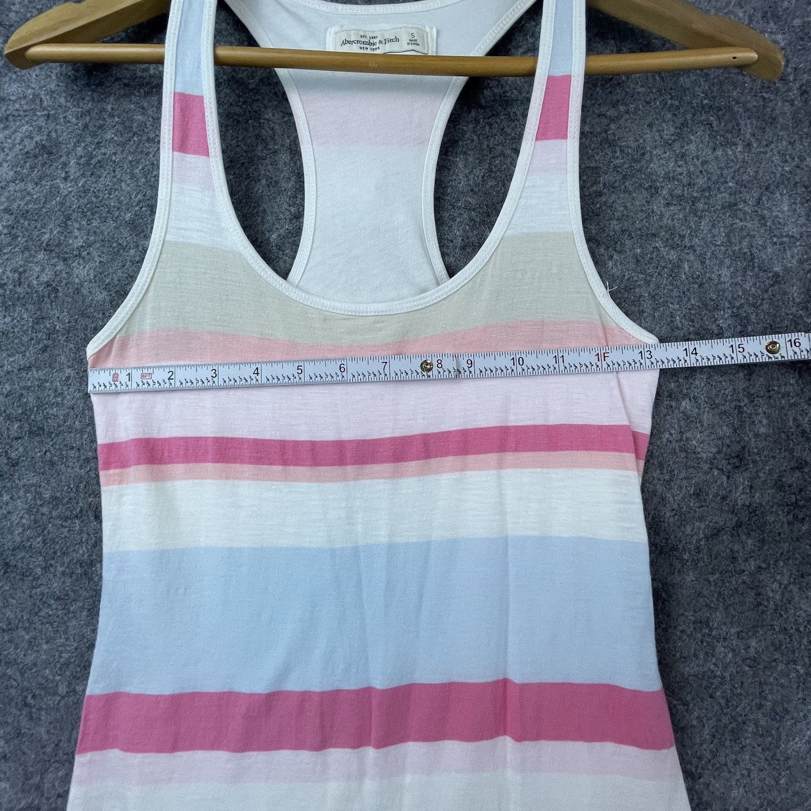 Abercrombie & Fitch Abercrombie & Fitch Dress Small Pastel Racerback Festival Size S / US 4 / IT 40 - 4 Thumbnail