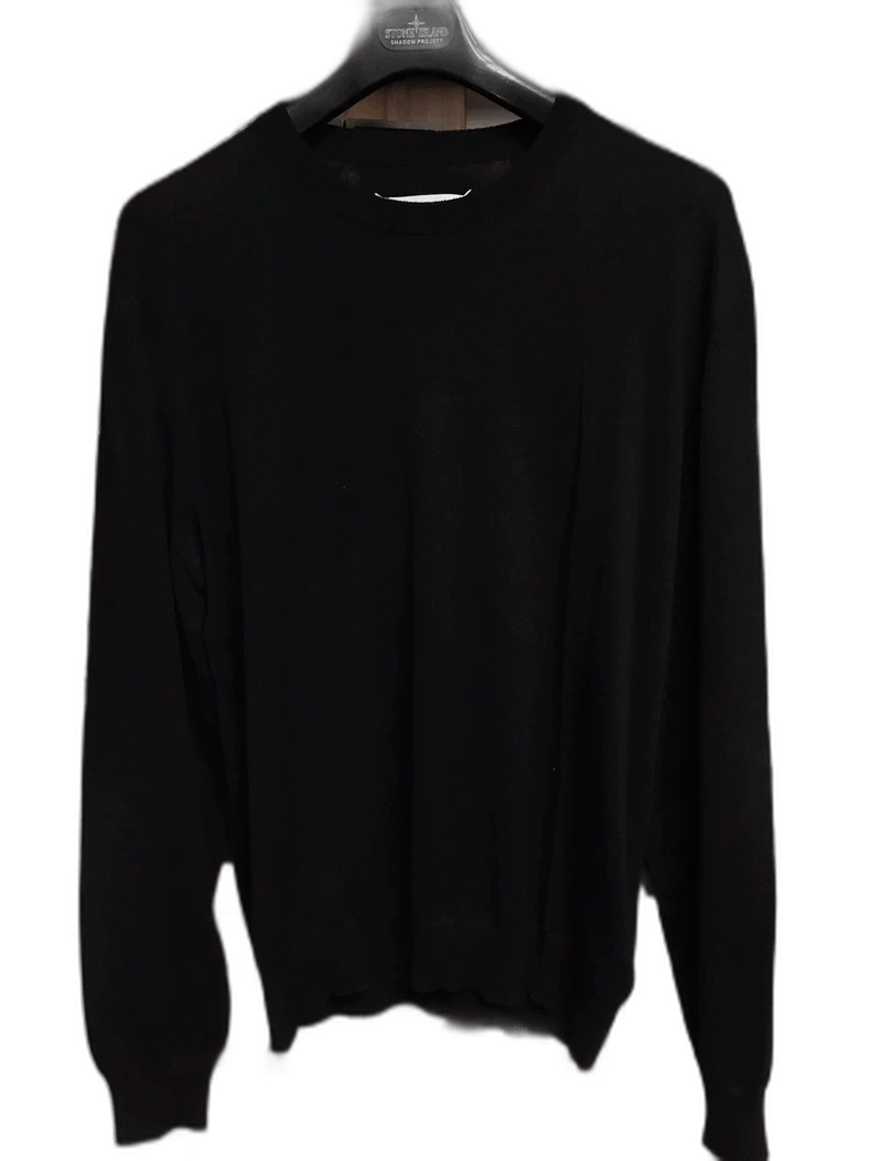 Maison Margiela Martin Margiela Black Wool Blend Sweater Size US XXL / EU 58 / 5 - 1 Thumbnail