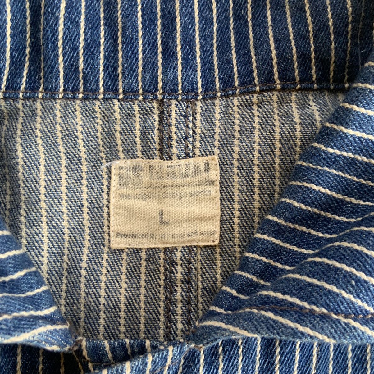 Vintage US Naval Hickory Light Jacket /Work Wear/ Chore Jacket Size US L / EU 52-54 / 3 - 7 Thumbnail