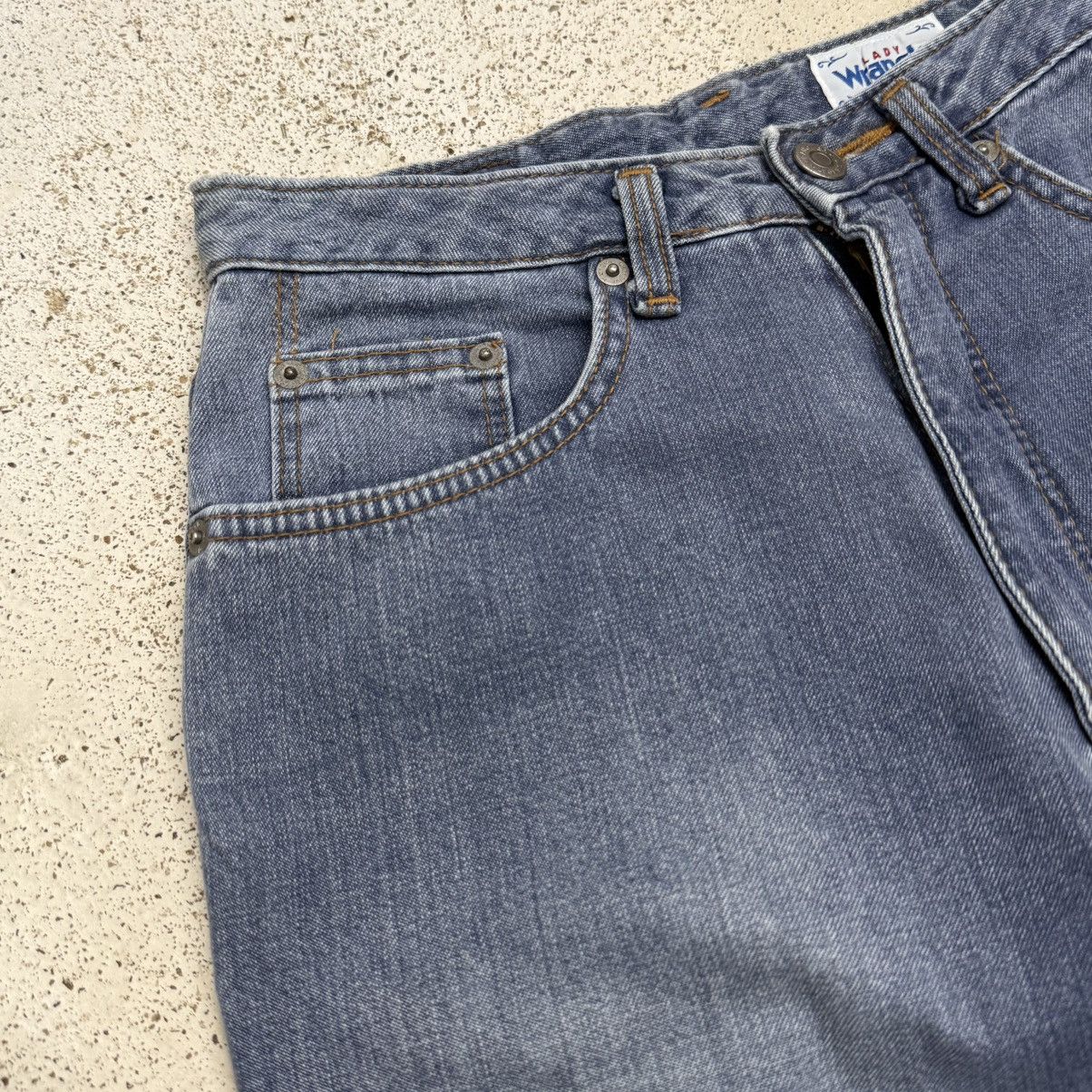 Wrangler Vintage Lady Wrangler Lightwash High Waist Denim Pants Size 29" - 7 Thumbnail