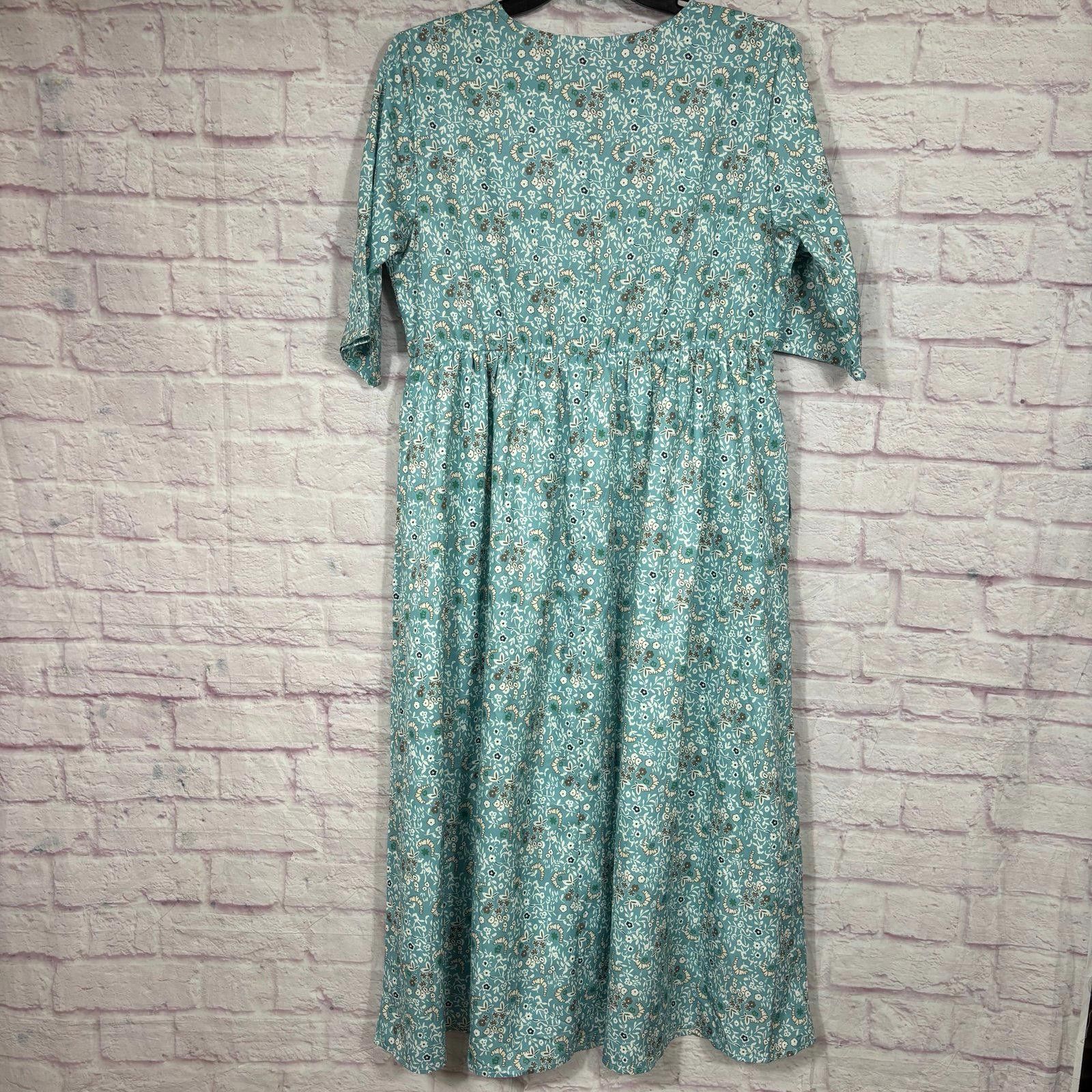 Other Floral Button-Front Midi Dress 2X Size XXL / US 16-18 / IT 52-54 - 6 Thumbnail