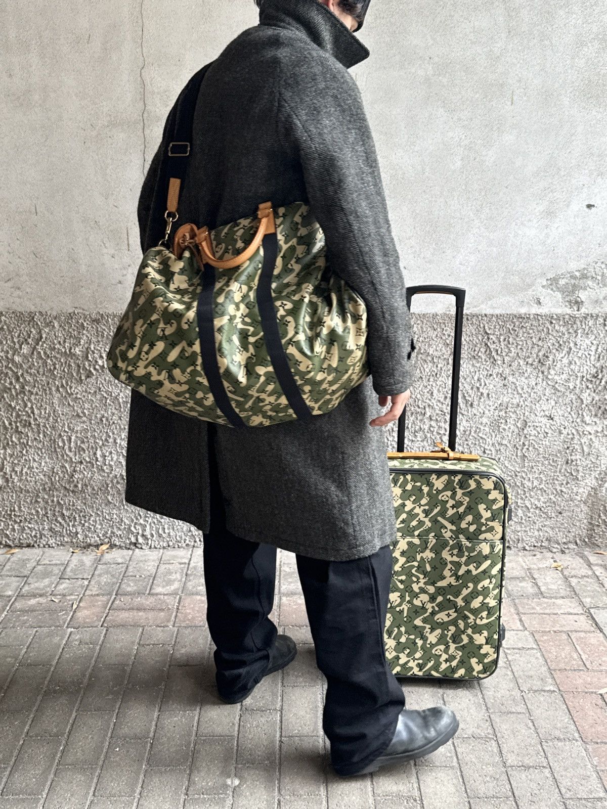 Louis Vuitton × Takashi Murakami Louis Vuitton x Takashi Murakami Keepall Monogramouflage Size ONE SIZE - 1 Thumbnail
