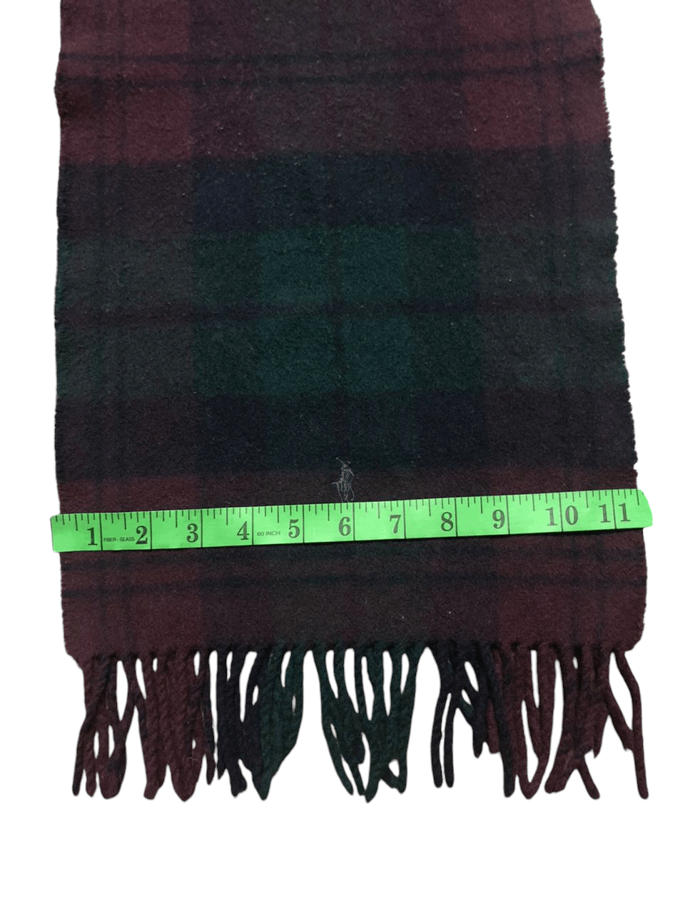 Polo Ralph Lauren × Ralph Lauren × Ralph Lauren Blue Label Vtg Polo Ralph Lauren Lambswool Tartan Multicolor Muffler Size ONE SIZE - 9 Thumbnail