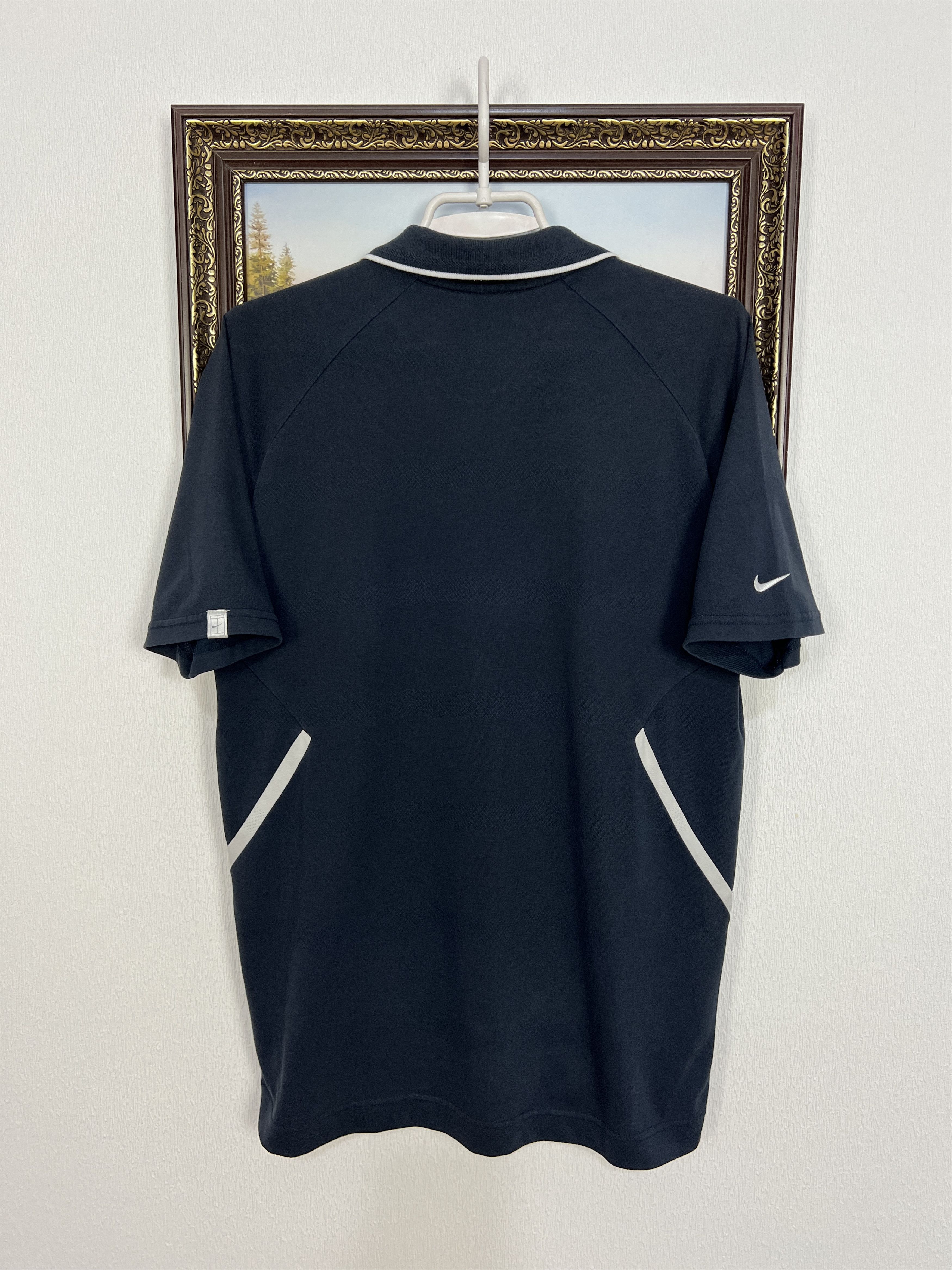 Nike Vintage Court Agassi Polo Tennis Shirt Jersey Trikot Rare Size US M / EU 48-50 / 2 - 9 Thumbnail
