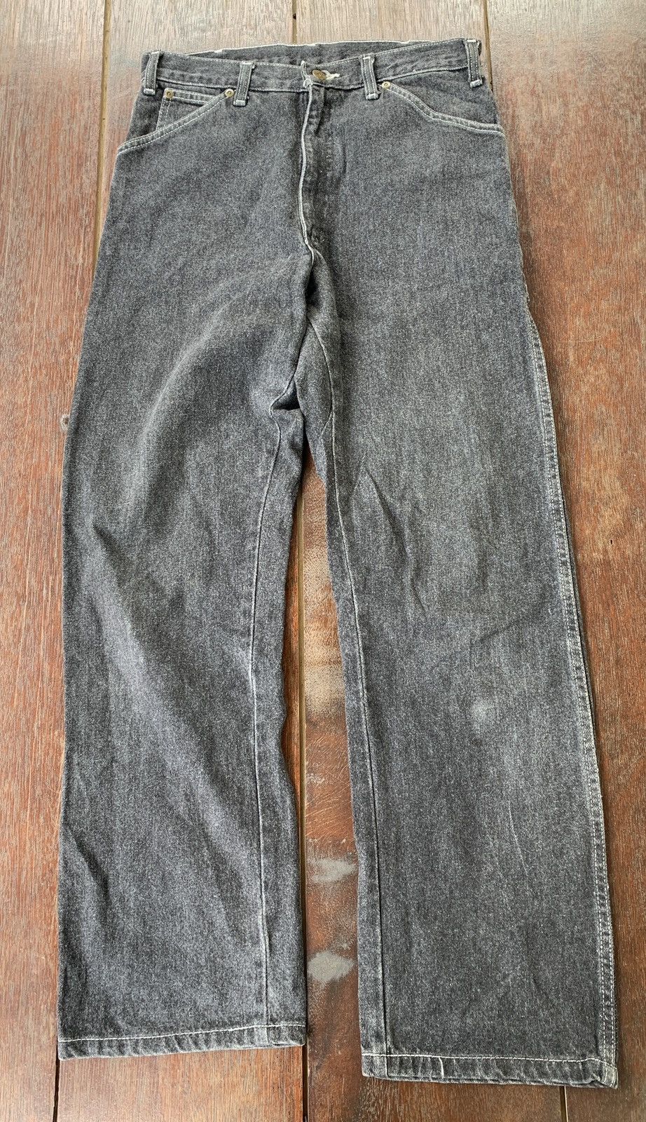 Caterpillar Vintage Caterpillar talon zipper carpenter black denim pants Size US 31 - 2 Thumbnail