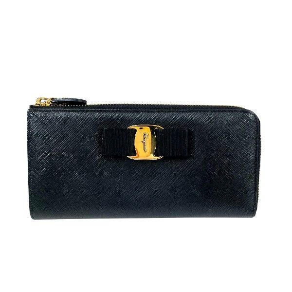 Salvatore Ferragamo Salvatore Ferragamo Vara Leather Long Wallet Leather Long Wallet DUTY FREE for USA