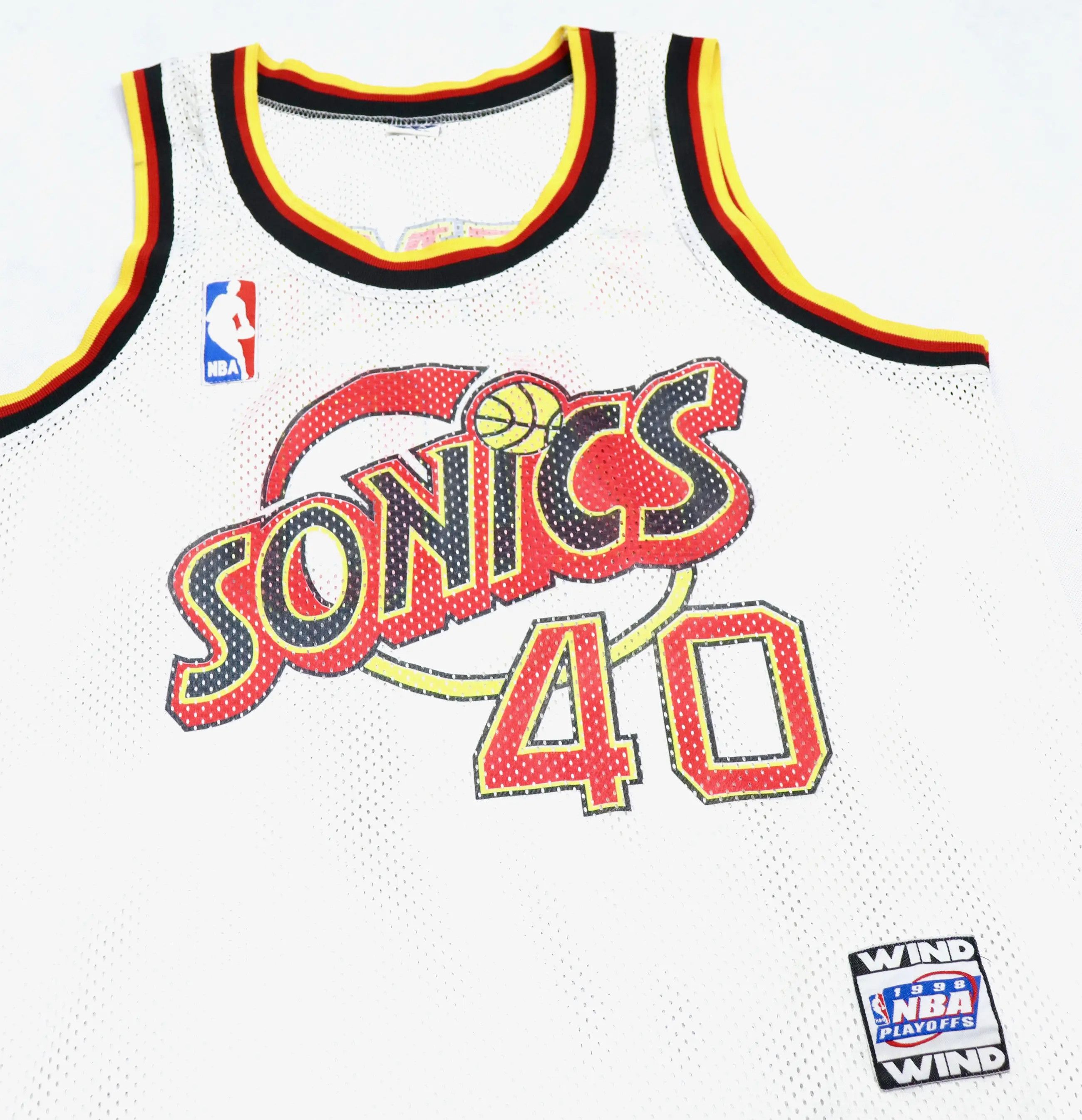 NBA 1998 NBA Sonics by Wind Tank Top Size US XL / EU 56 / 4 - 5 Thumbnail