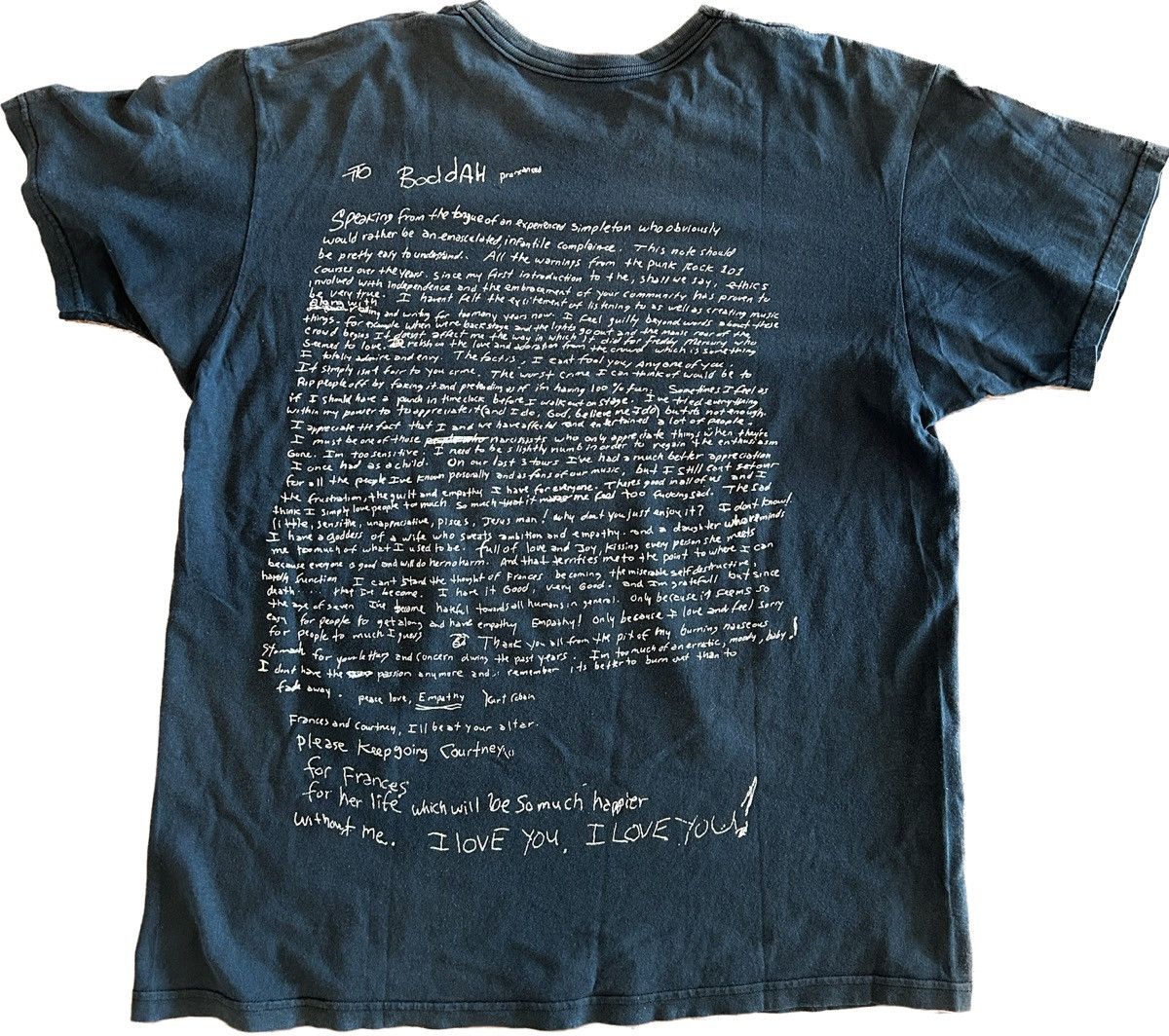 Vintage Vintage Bootleg 00’s Nirvana Kurt Cobain Memorial Tee Size US S / EU 44-46 / 1 - 2 Thumbnail