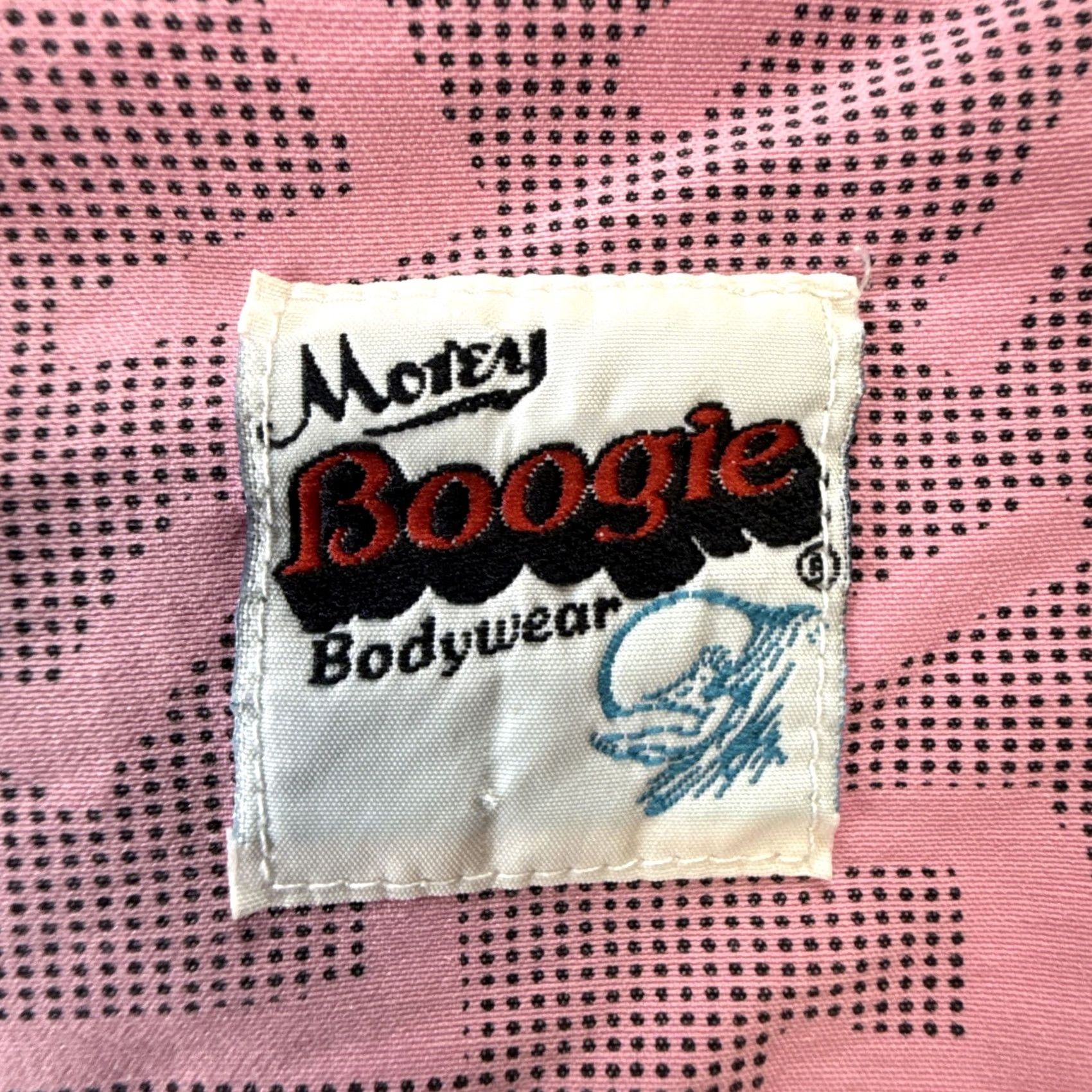 Vintage VINTAGE Morey Boogie Shorts Mens Medium Pink 90s Surf Swim Trunks Cotton Retro Geometric Beach Surf Mens Size US 31 - 3 Thumbnail