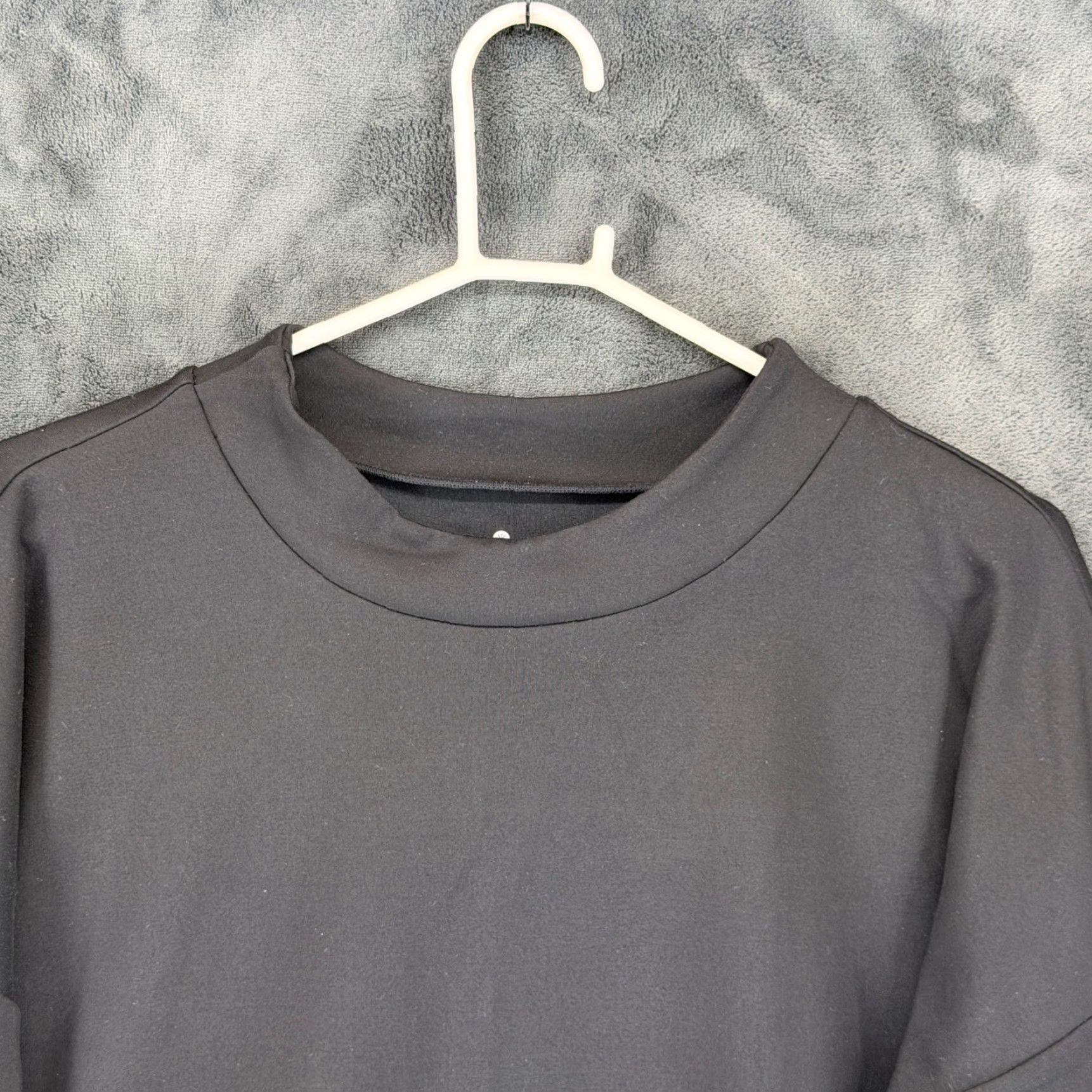 Athleta Athleta Mindset Sweatshirt Black Mock Neck Thumbhole Pullover Womens XL Size XL / US 12-14 / IT 48-50 - 2 Thumbnail