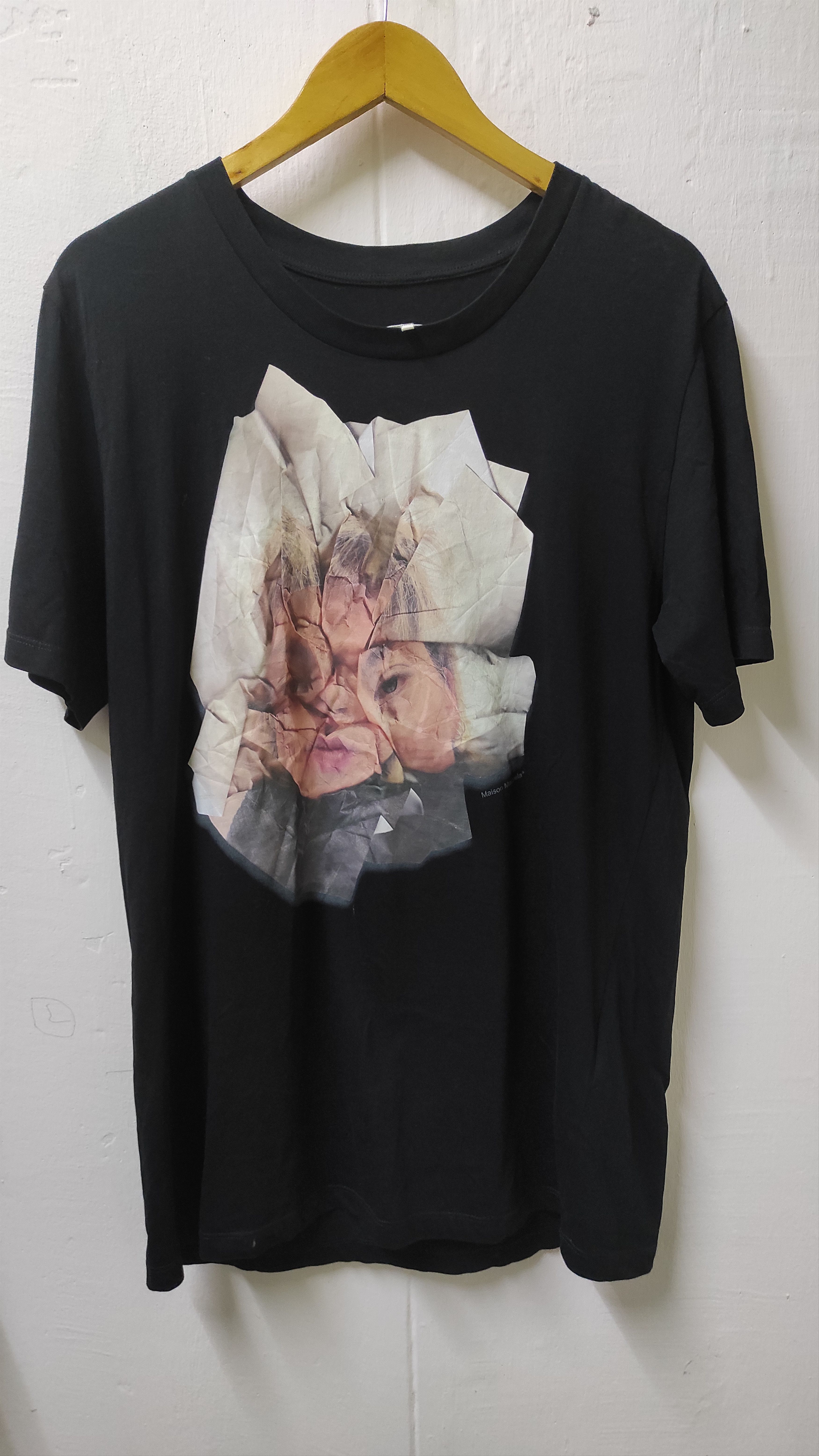 Pre-owned Maison Margiela Photo Tee In Black