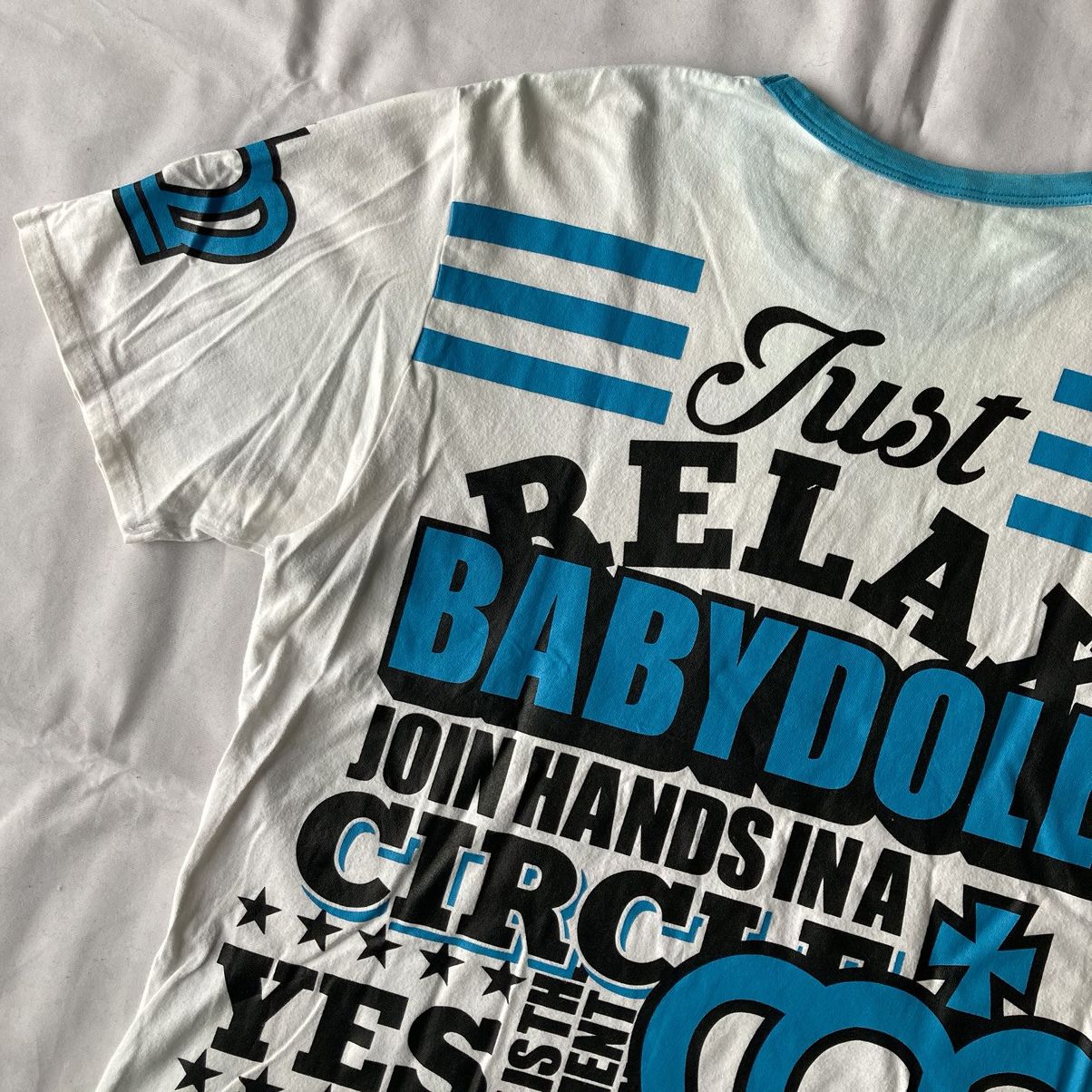 Japanese Brand × Vintage Japanese Y2K Babydoll Bold Graphic Full Print Tees Size US XL / EU 56 / 4 - 10 Thumbnail