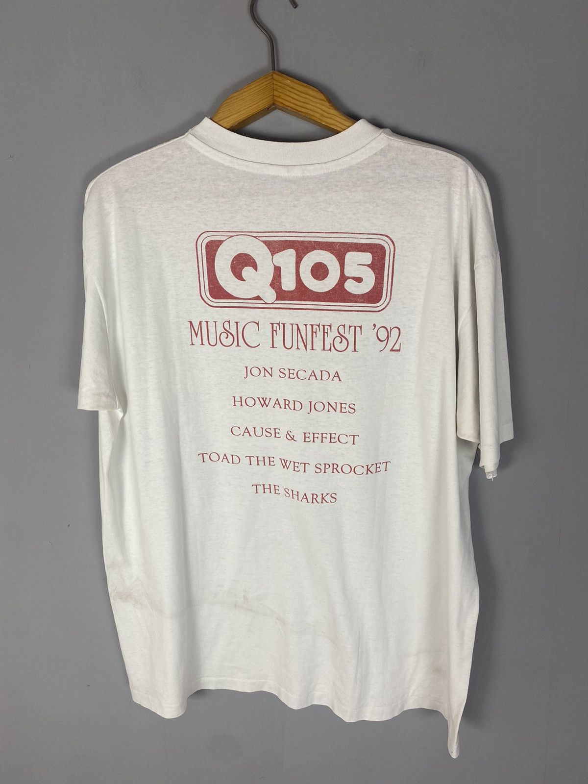 Band Tees × Rap Tees × Vintage Vintage 90s music funfest tee T-shirt Size US XL / EU 56 / 4 - 6 Thumbnail