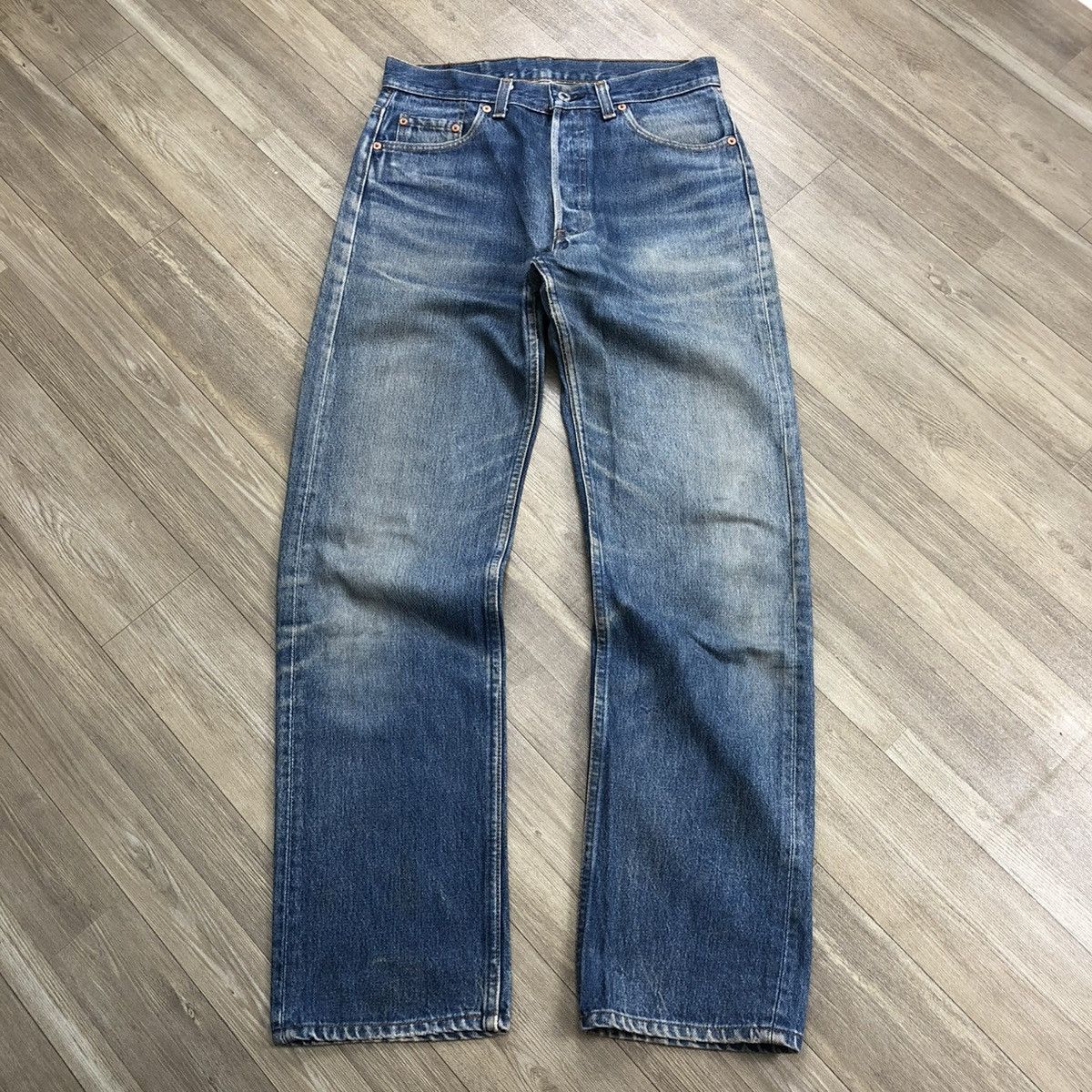 Levi's × Levi's Vintage Clothing × Vintage 🇺🇸 1990s Vintage Levis Strauss 501 #546 Faded Blue Jeans Size US 30 / EU 46 - 1 Thumbnail