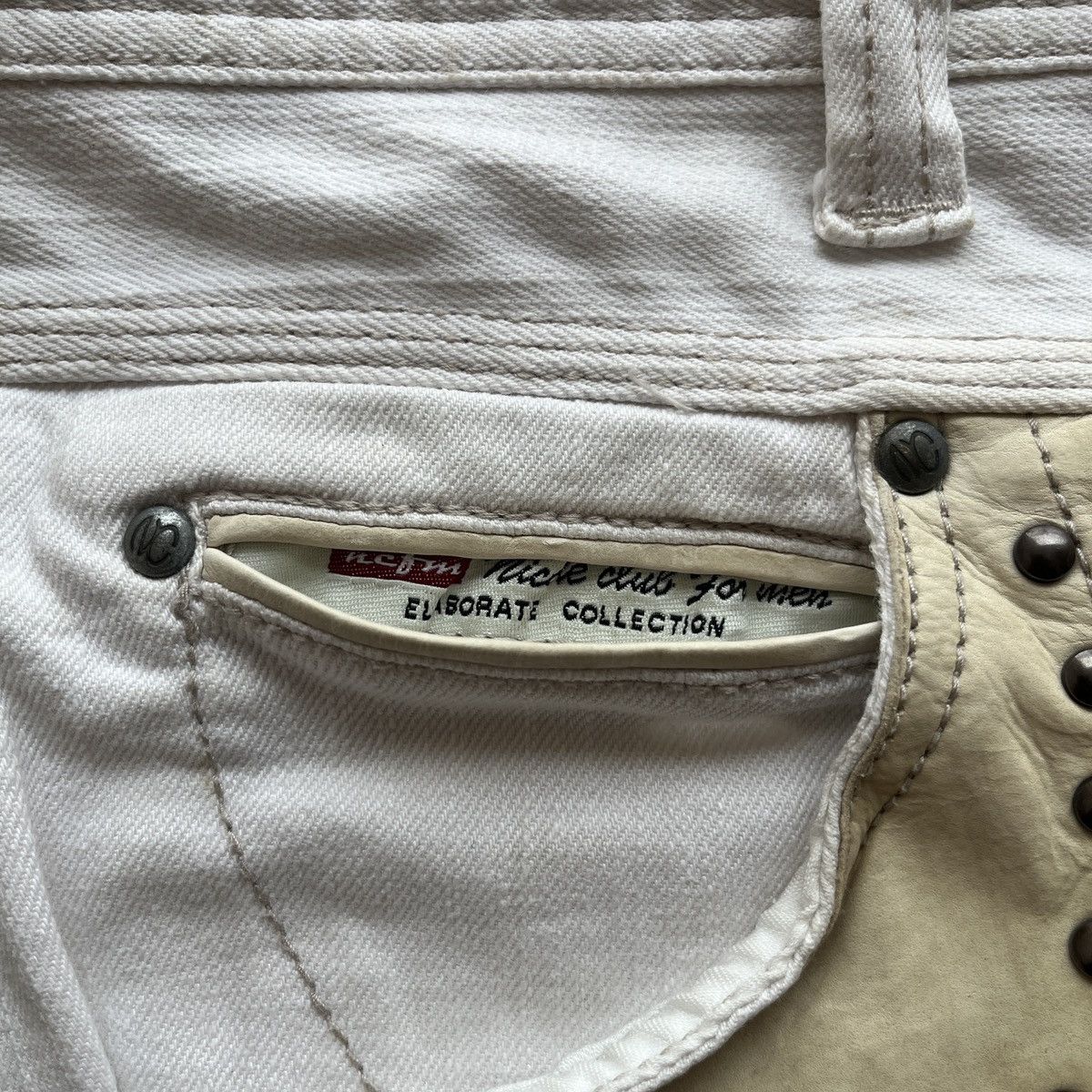 Japanese Brand 2000’s Nicole Club For Men NCFM Jeans Size US 34 / EU 50 - 9 Thumbnail