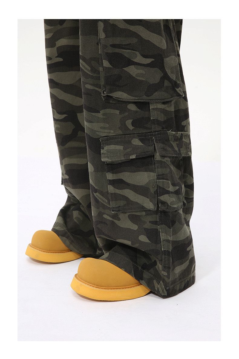 Japanese Brand Y2K Streetwear Camo Cargo Baggy Jeans Size US 32 / EU 48 - 4 Thumbnail