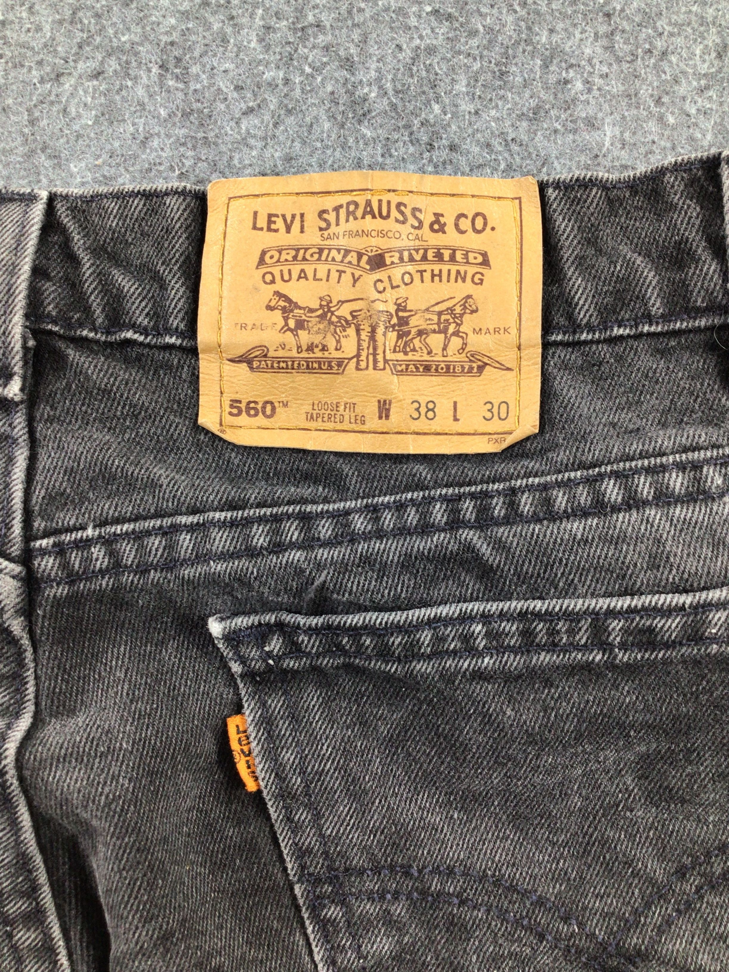 Levi's Vintage Levis 560 Orange Tab Loose Fit Jeans-J878 Size US 37 - 5 Thumbnail