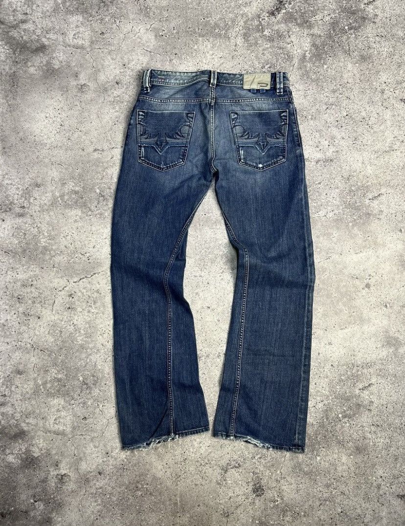 Diesel Vintage Y2K Faded Baggy Cargo Pants Watanabe Distressed Size US 31 - 13 Thumbnail