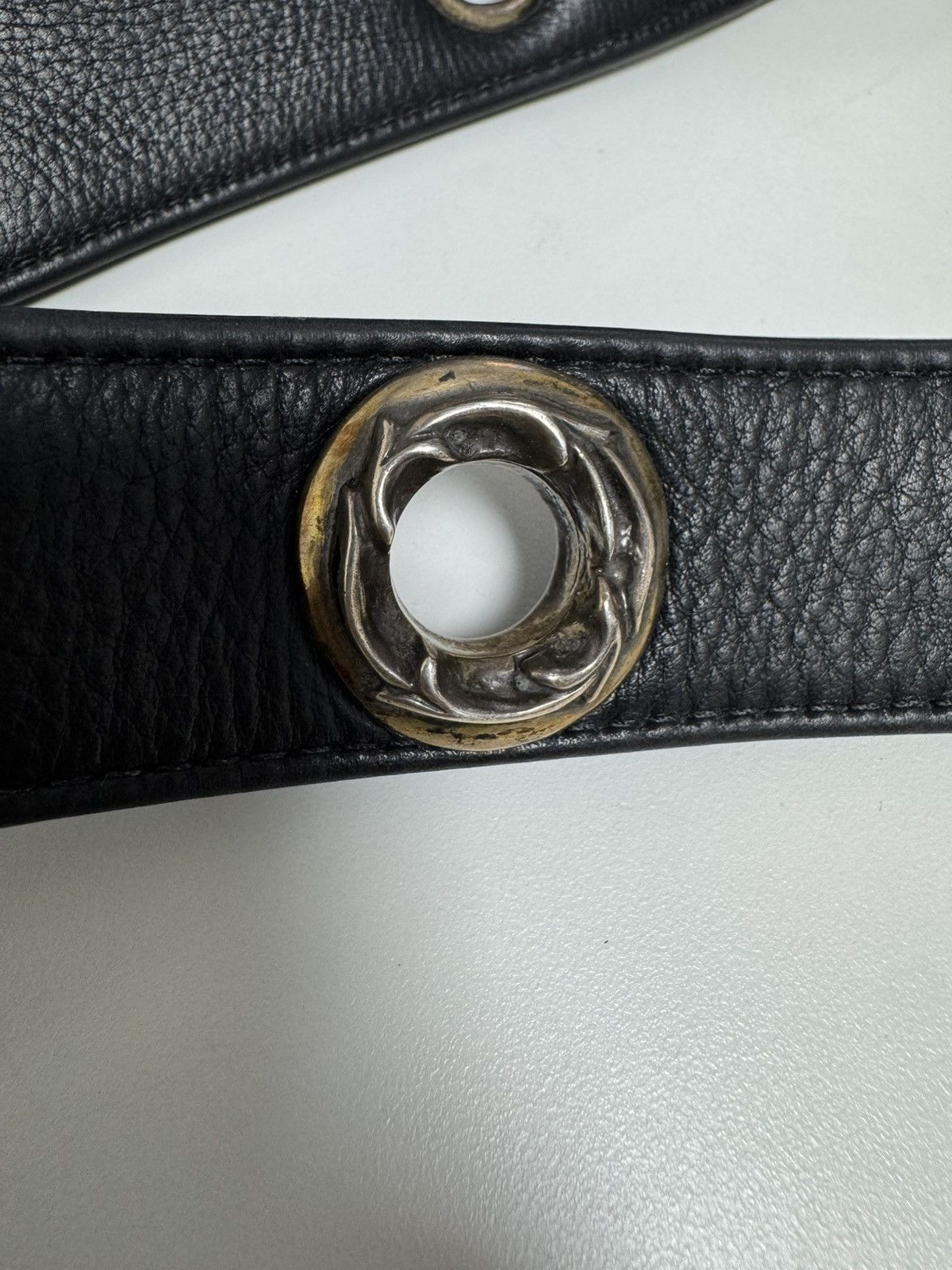 Chrome Hearts Grommet studded belt strap Size 38 - 4 Thumbnail