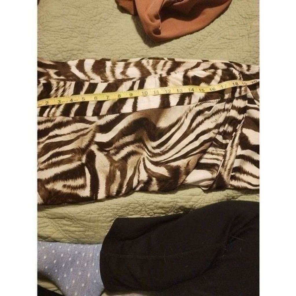 Chicos Chico's Animal Print Skirt Size 36" / US 14 / IT 50 - 9 Thumbnail