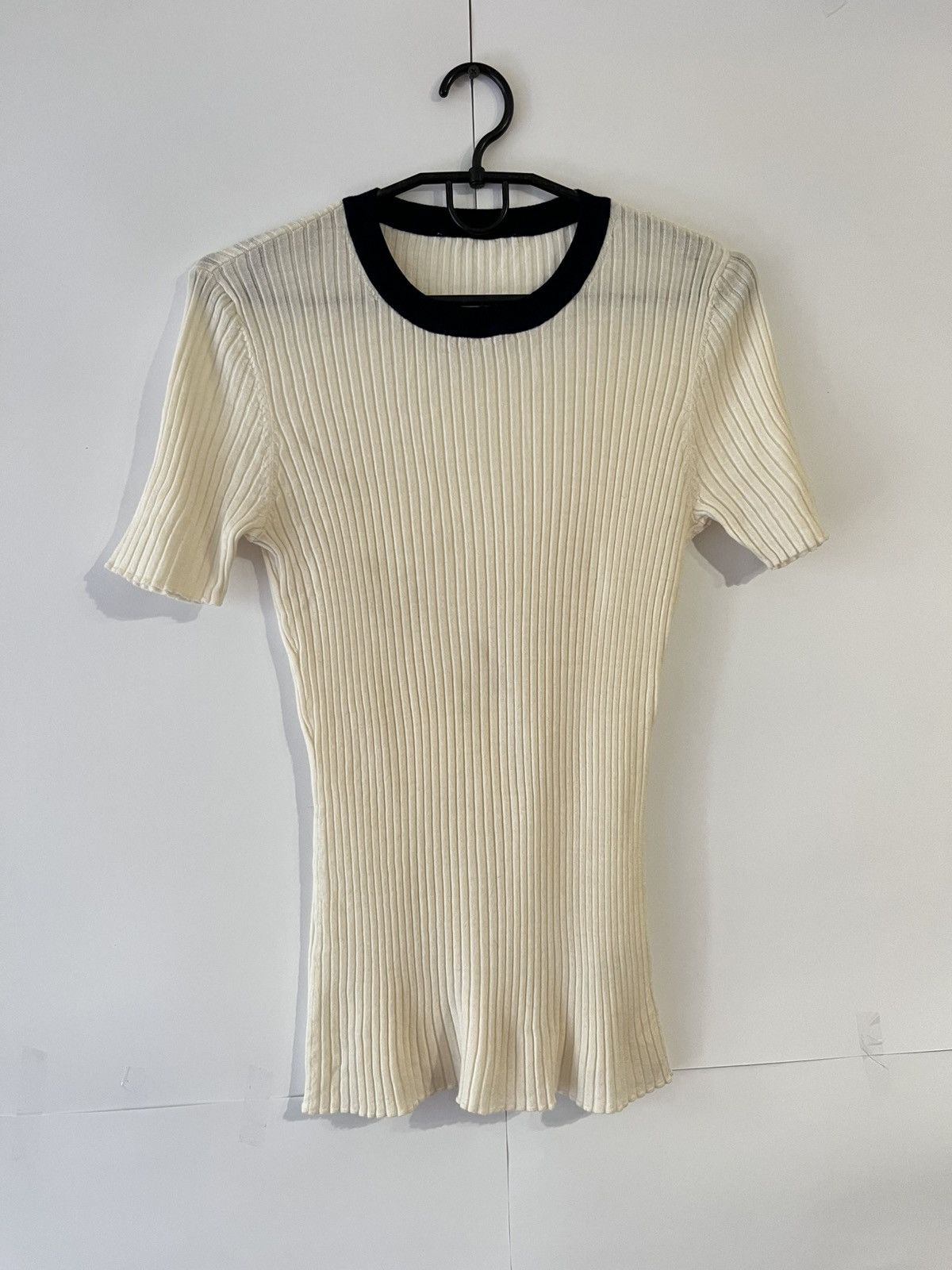 Alexander Wang Alexander Wang Merino Wool Classic Short Sleeve Tee Shirt Size S / US 4 / IT 40 - 1 Thumbnail