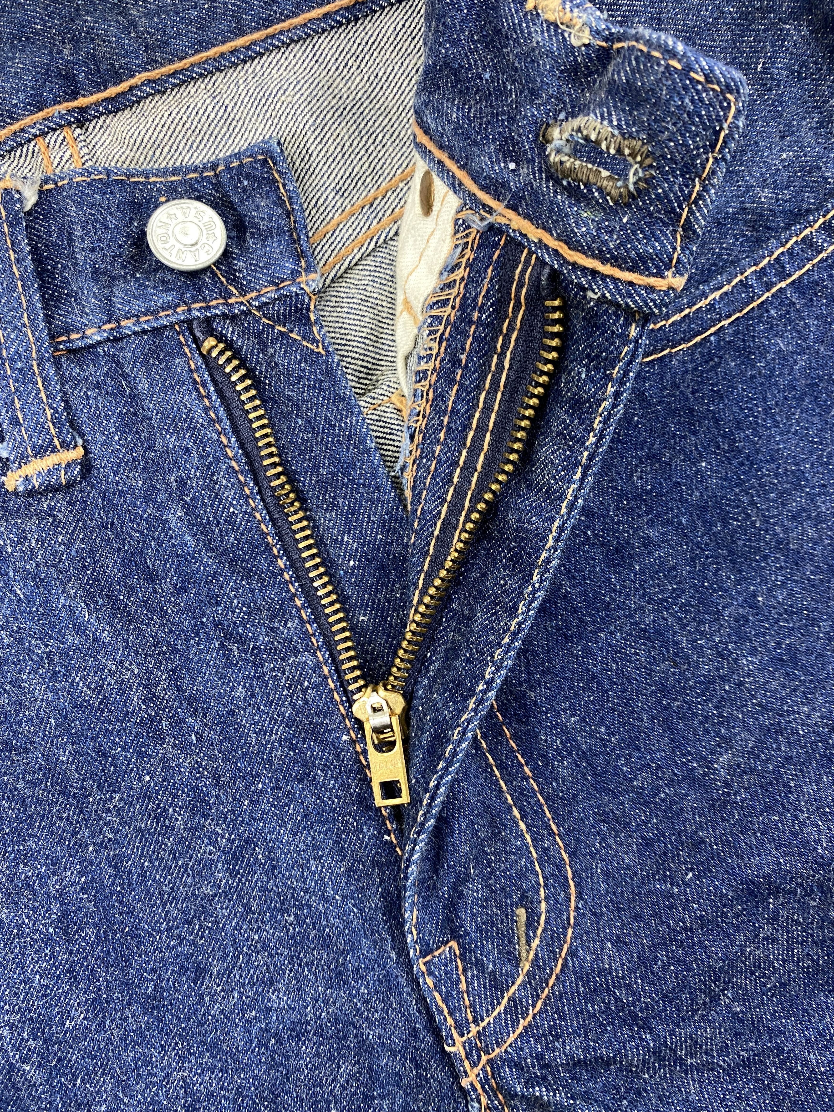 Japanese Brand Vintage Canton Japanese Brand Redline Denim 26x30 JN028 Size US 26 / EU 42 - 6 Thumbnail
