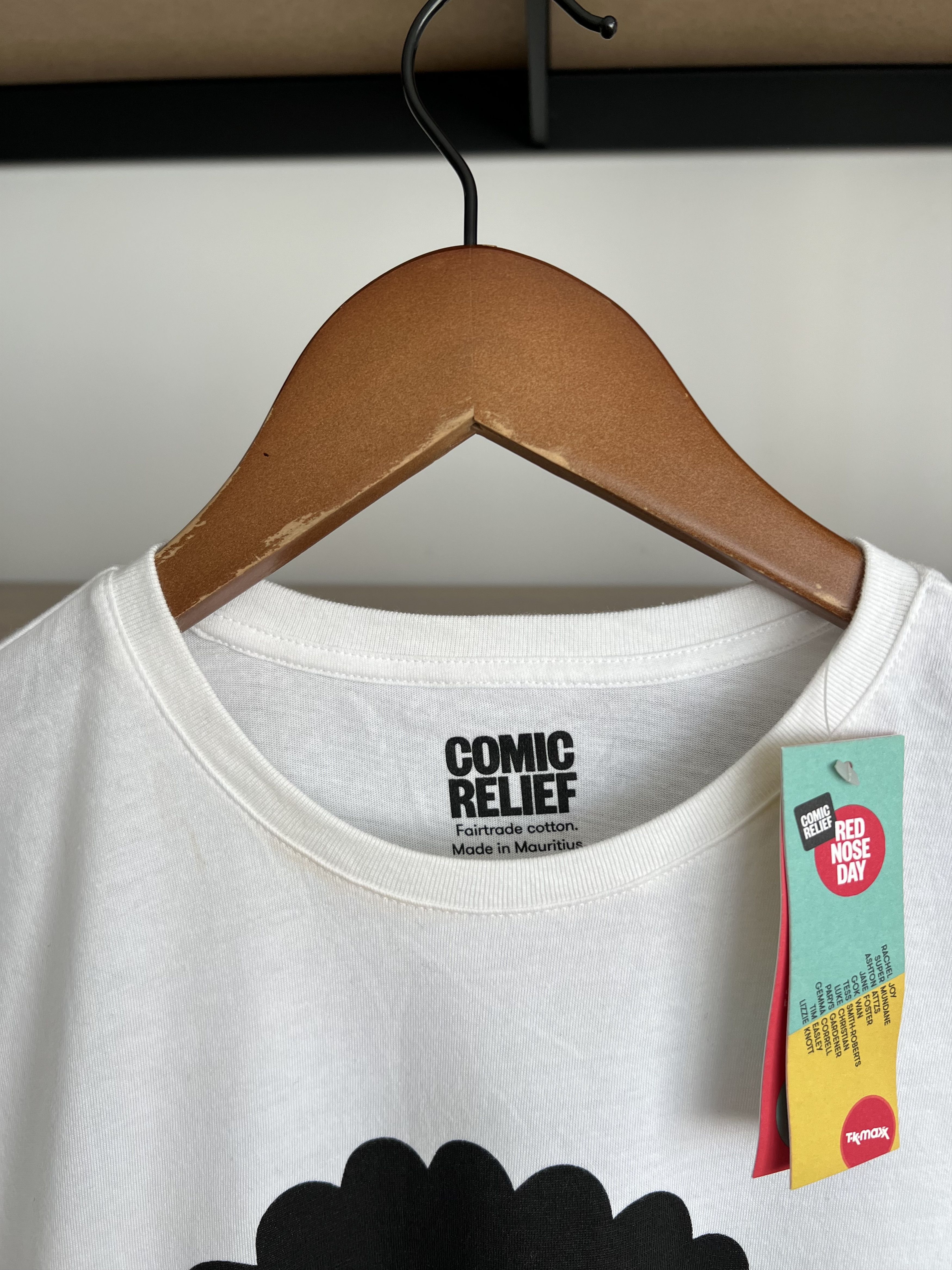 Arts & Science Comic Relief Jane Foste Art Design White T-shirt Size US XS / EU 42 / 0 - 9 Thumbnail