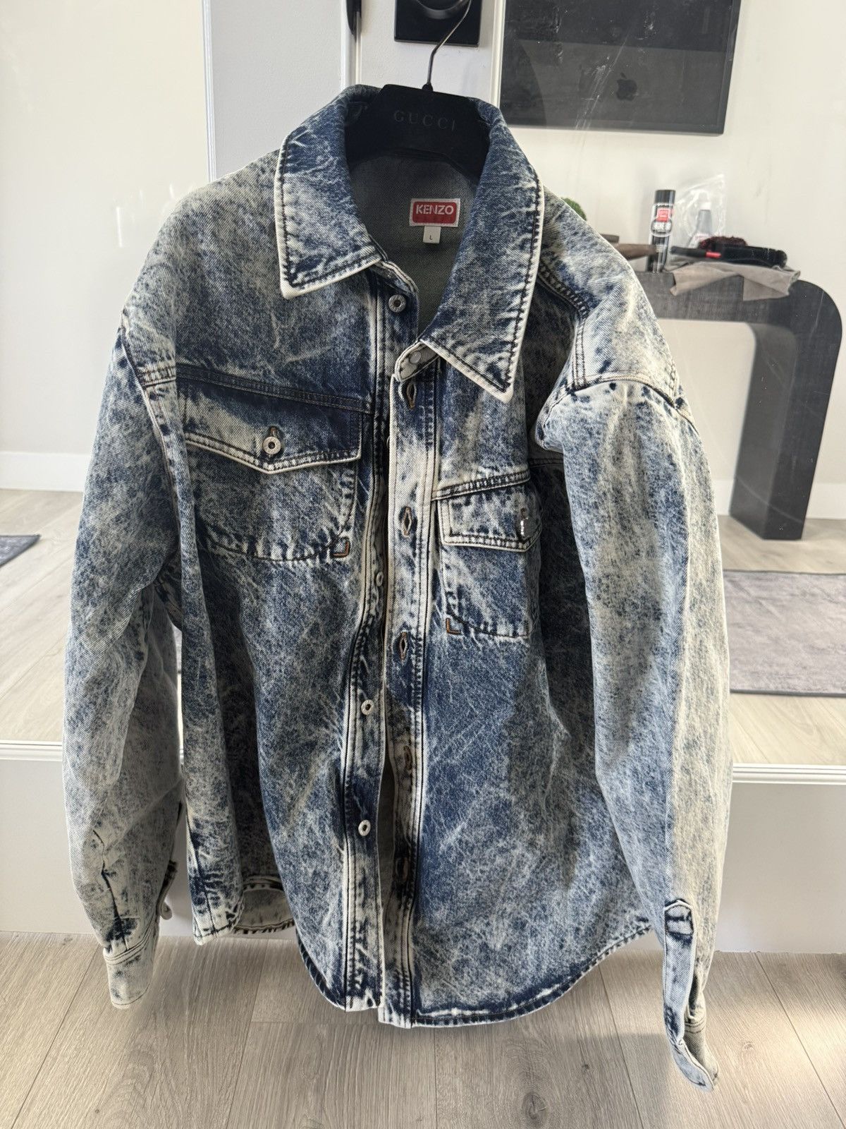 Kenzo Kenzo Denim Jacket Size US L / EU 52-54 / 3 - 1 Thumbnail
