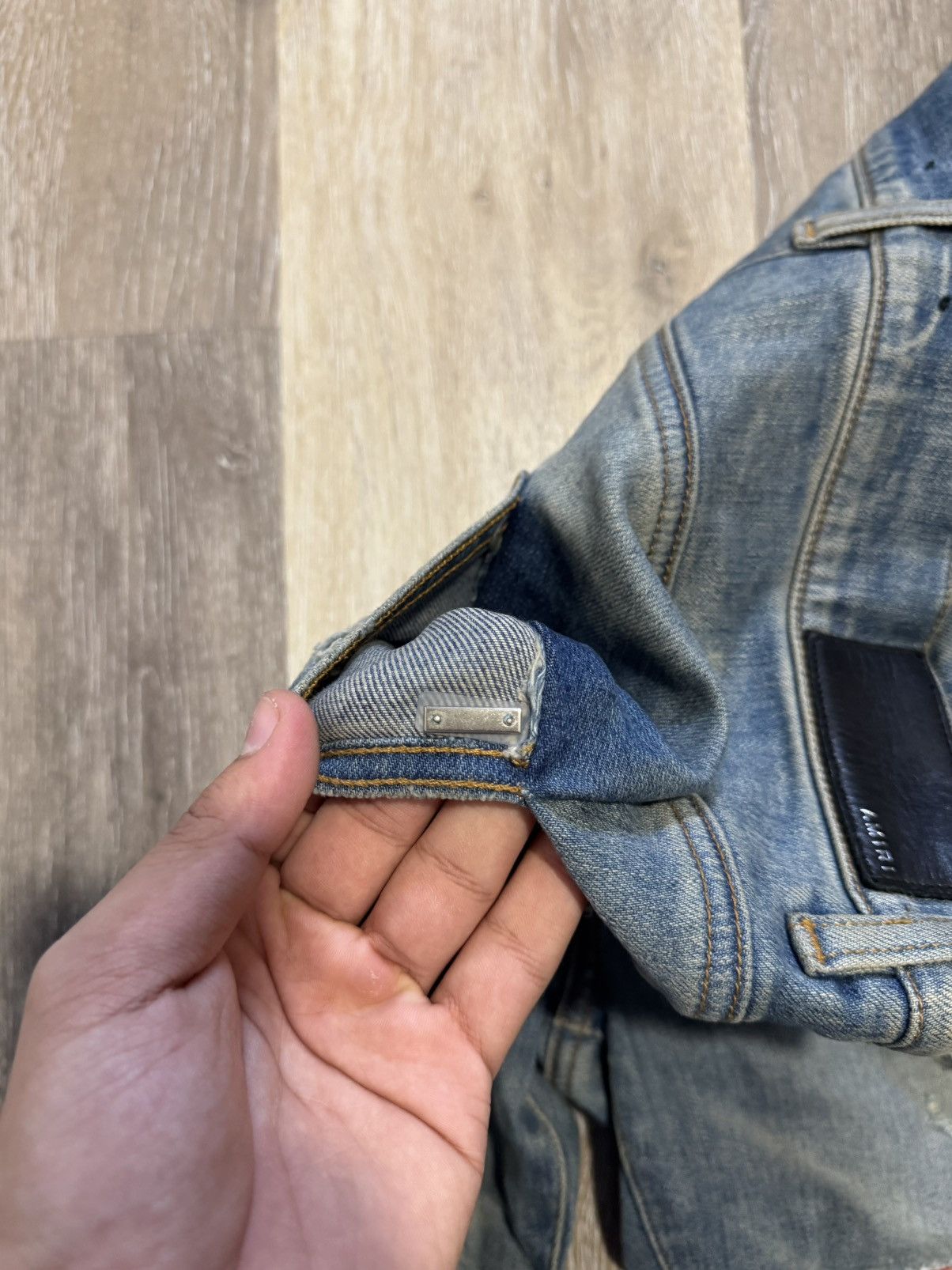 Amiri plaid flannel thrashers jeans