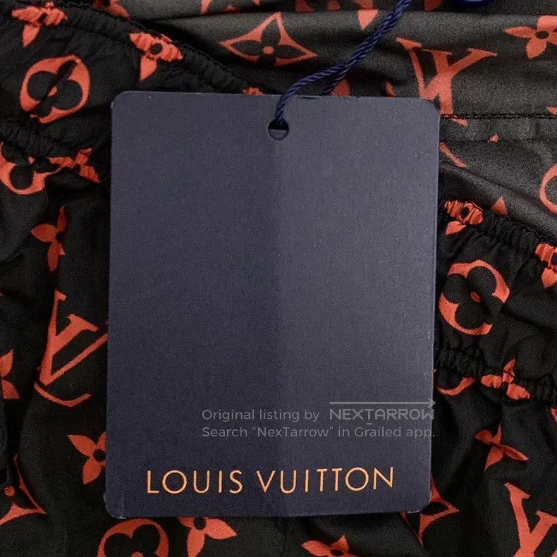 Louis Vuitton Louis Vuitton Dark red logo presbyopic full print drawstri Size US 36 / EU 52 - 8 Thumbnail
