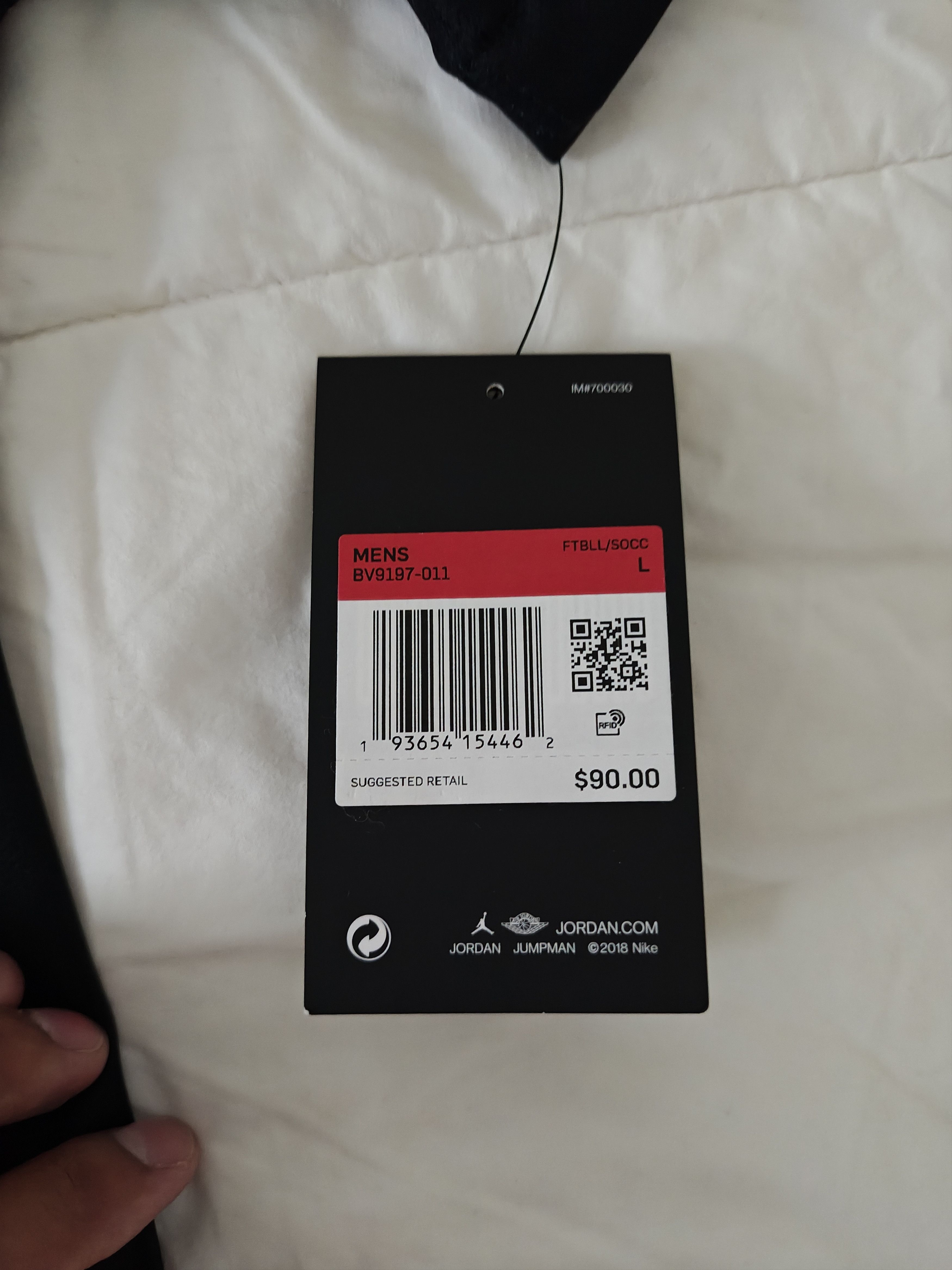 Jordan Brand × Nike Men's Paris Saint Germain Black Jersey Size L Football Size US L / EU 52-54 / 3 - 8 Thumbnail