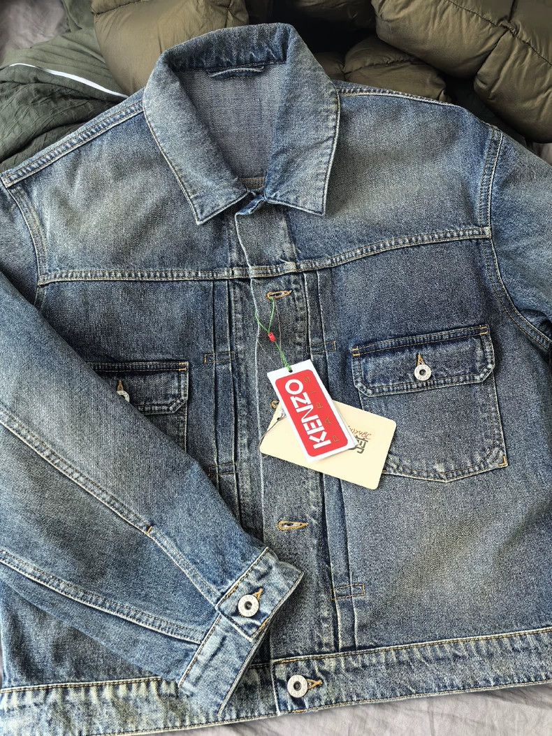 Kenzo KENZO Washed vintage denim jacket Size US S / EU 44-46 / 1 - 1 Thumbnail