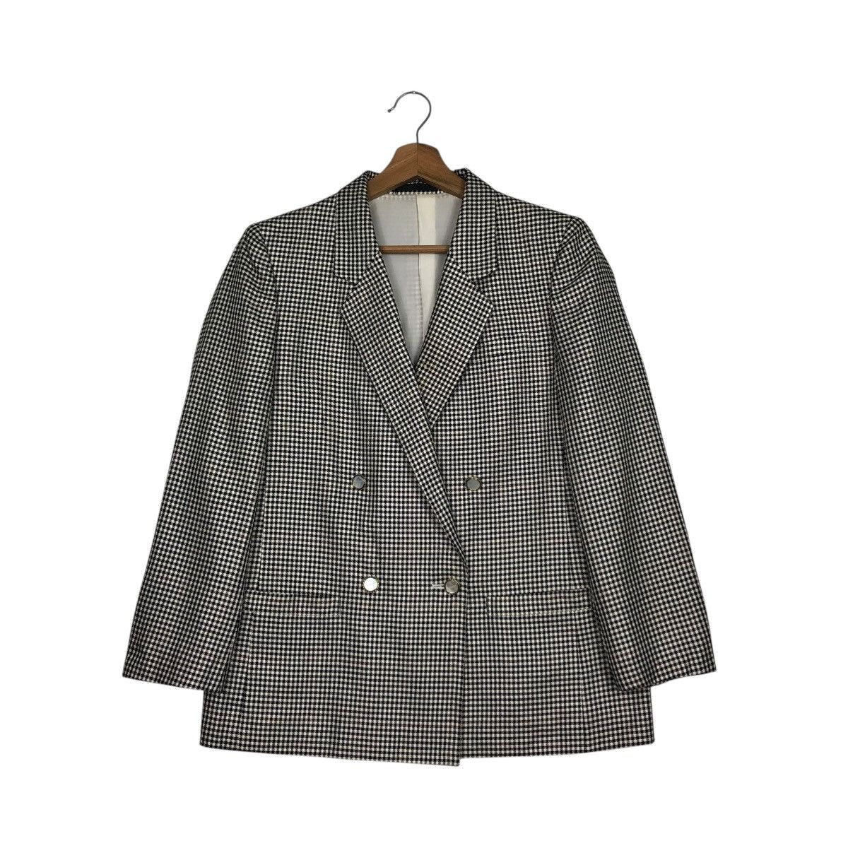 Burberry 🔥VINTAGE COATS JACKET BURBERRYS TARTAN DESIGN DOUBLE BREAST Size US M / EU 48-50 / 2 - 3 Thumbnail