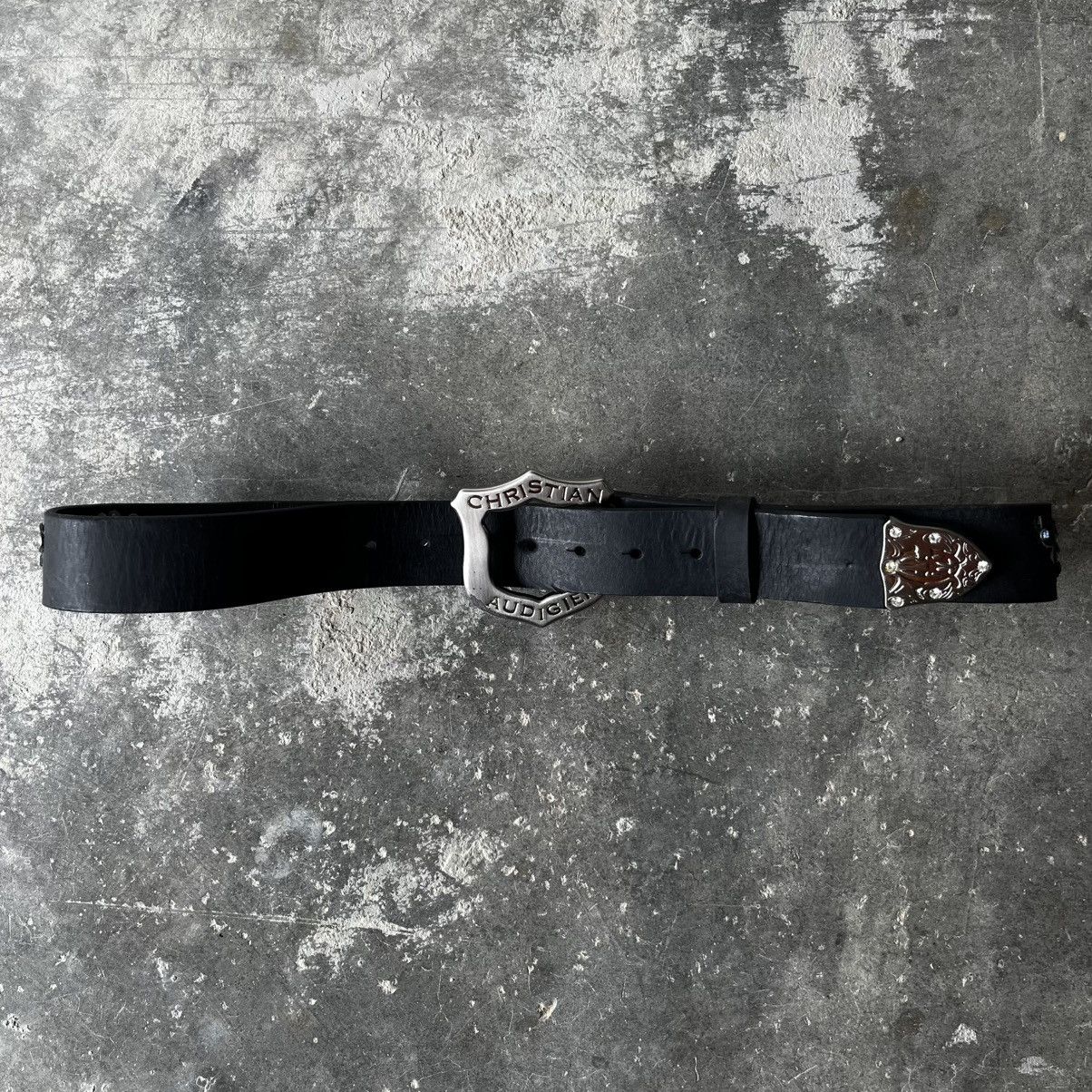 Christian Audigier CHRISTIAN AUDIGIER LEATHER BELT Size ONE SIZE - 1 Thumbnail