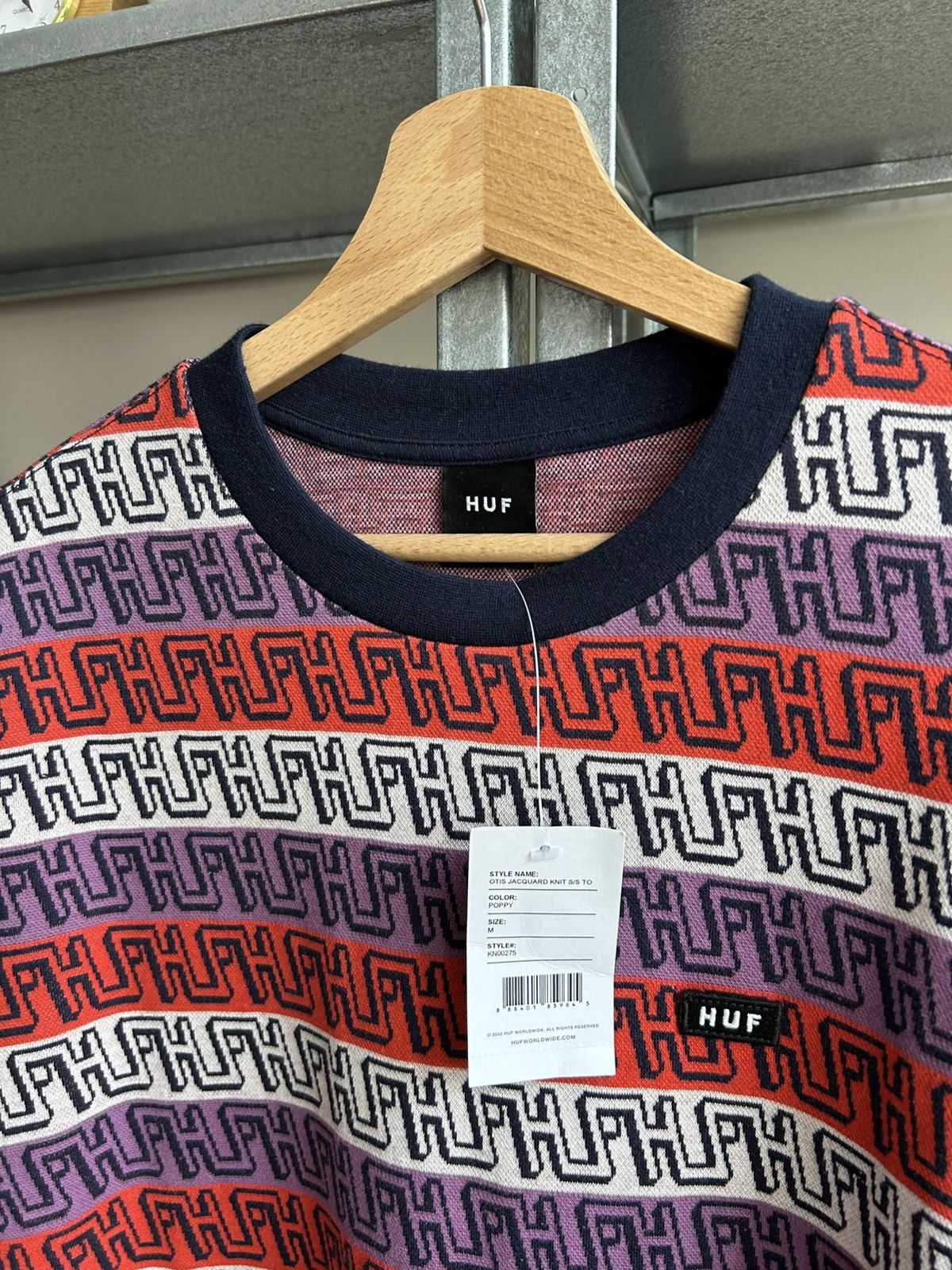 Huf HUF Skateboarding Stripe Tee Streetwear Rap Hype Retro Size US M / EU 48-50 / 2 - 3 Thumbnail