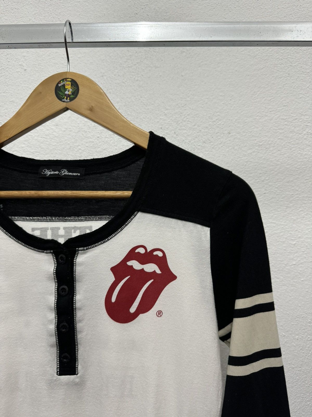 Hysteric Glamour × Japanese Brand × The Rolling Stones Hysteric Glamour x Rolling Stones 3Q tee Size US XS / EU 42 / 0 - 2 Thumbnail