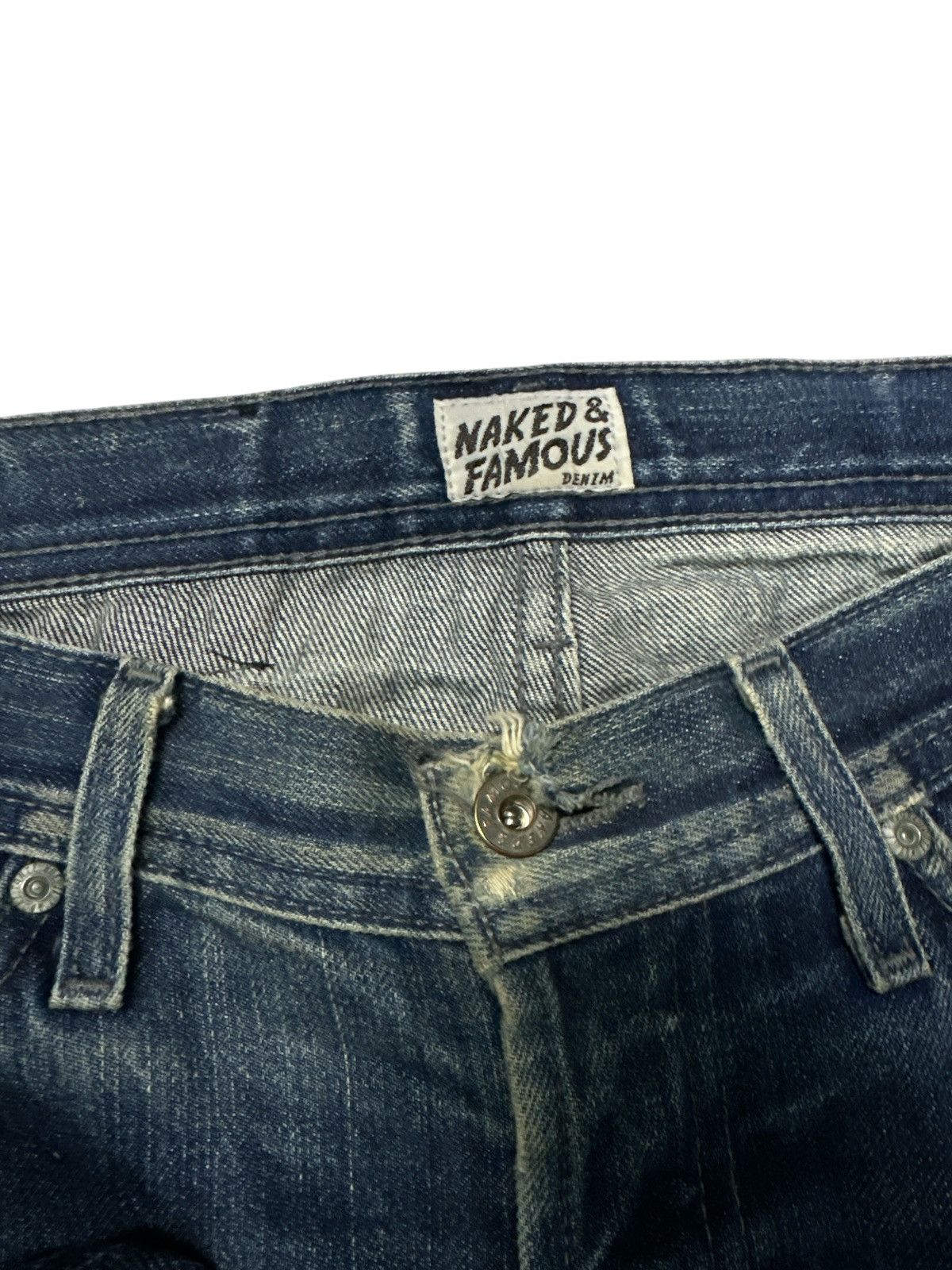 Kapital Trashed Distress Denim Naked&Famous Selvedge . Size US 32 / EU 48 - 14 Thumbnail