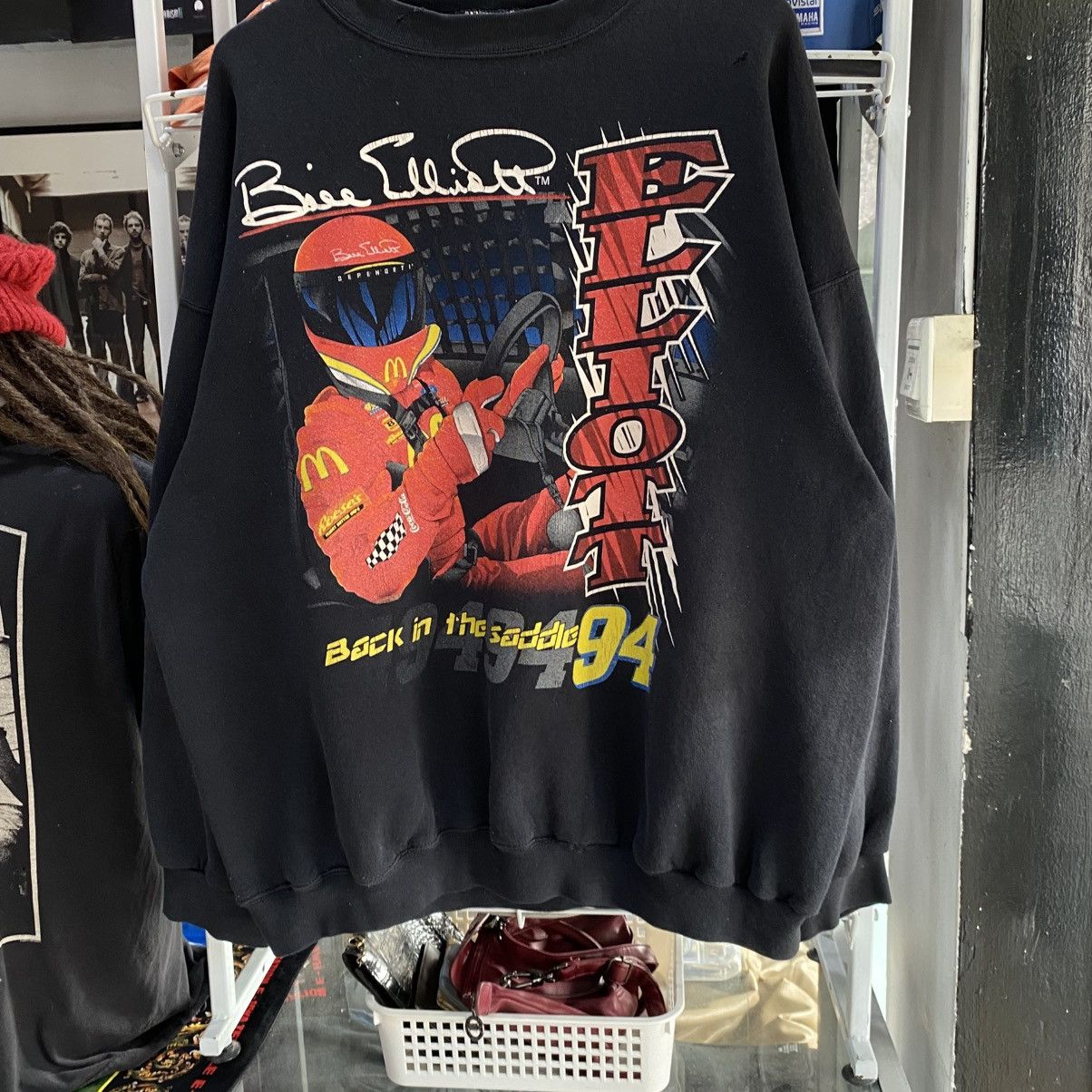 NASCAR × Vintage Vintage NASCAR 1998 Bill Elliot McDonald’s Sweatshirts 2XL Size US XXL / EU 58 / 5 - 4 Thumbnail