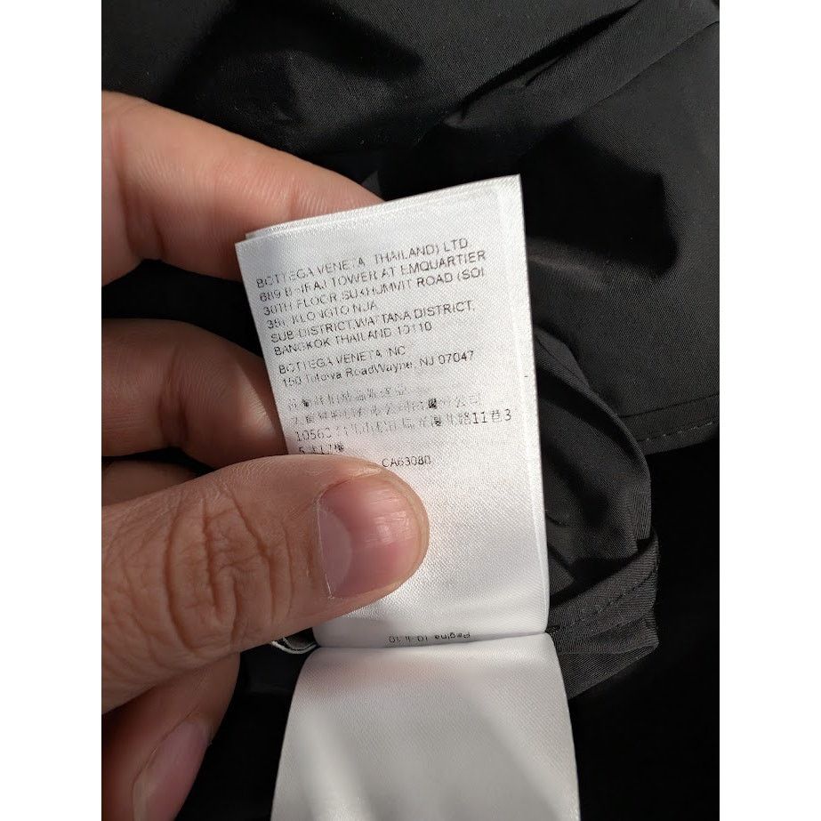 Bottega Veneta o1rshd1 Trench Fluid Technical Cotton Coat in Black Size US S / EU 44-46 / 1 - 22 Thumbnail