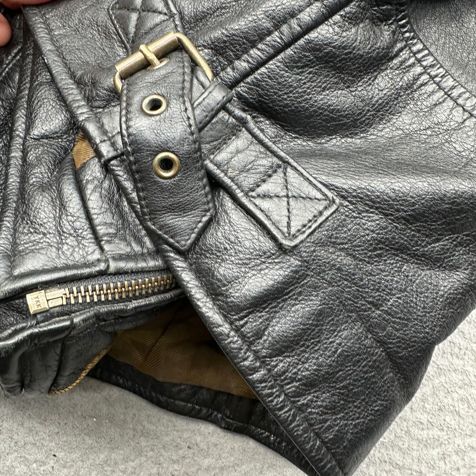 Other GLD Georgetown Leather Design Racer Full Zip Jacket Medium Size US XL / EU 56 / 4 - 8 Thumbnail