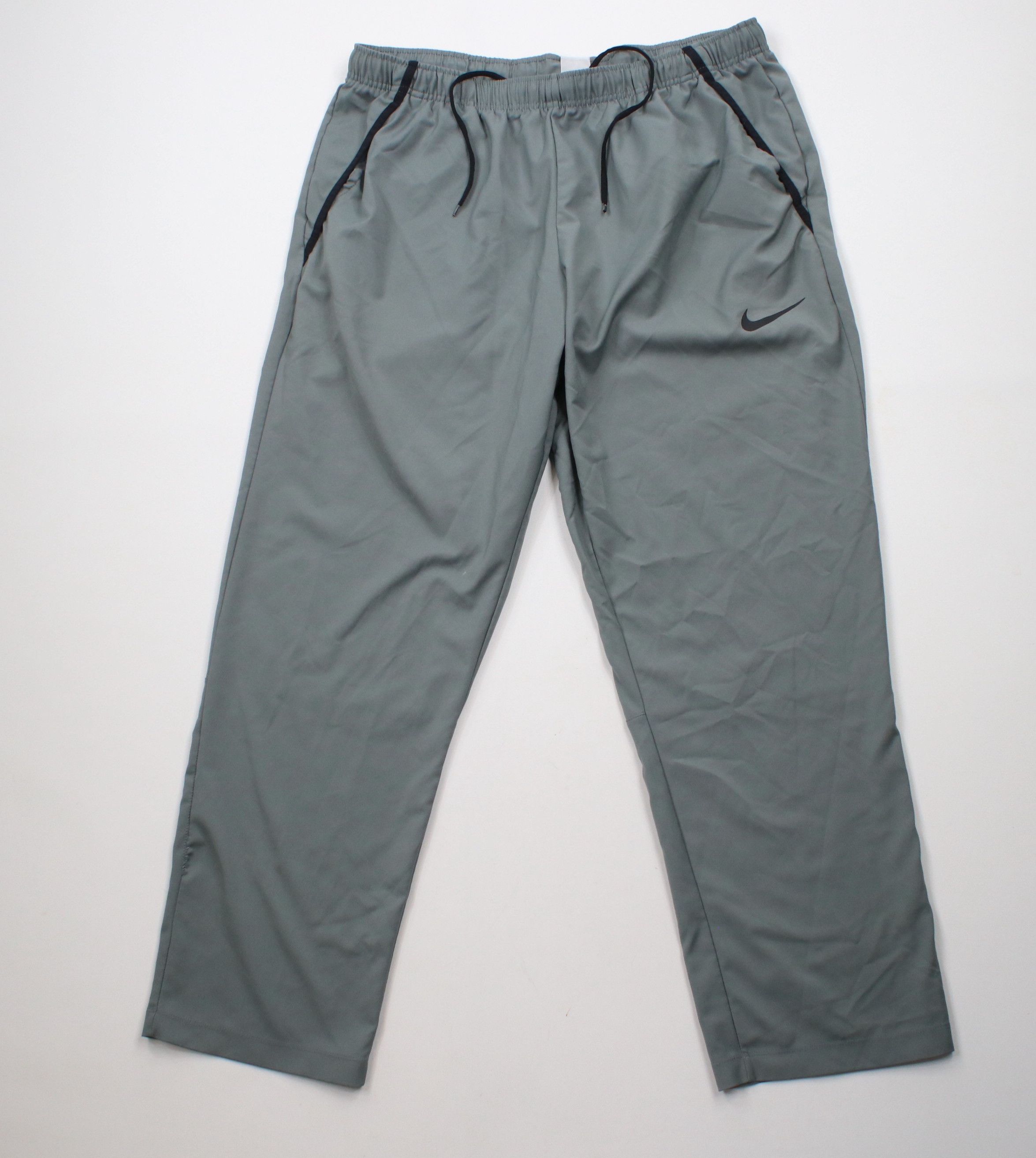 Nike × Vintage Vintage Y2K Nike Travis Scott Big Swoosh Wide Leg Pants Gray Size US 40 / EU 56 - 1 Thumbnail
