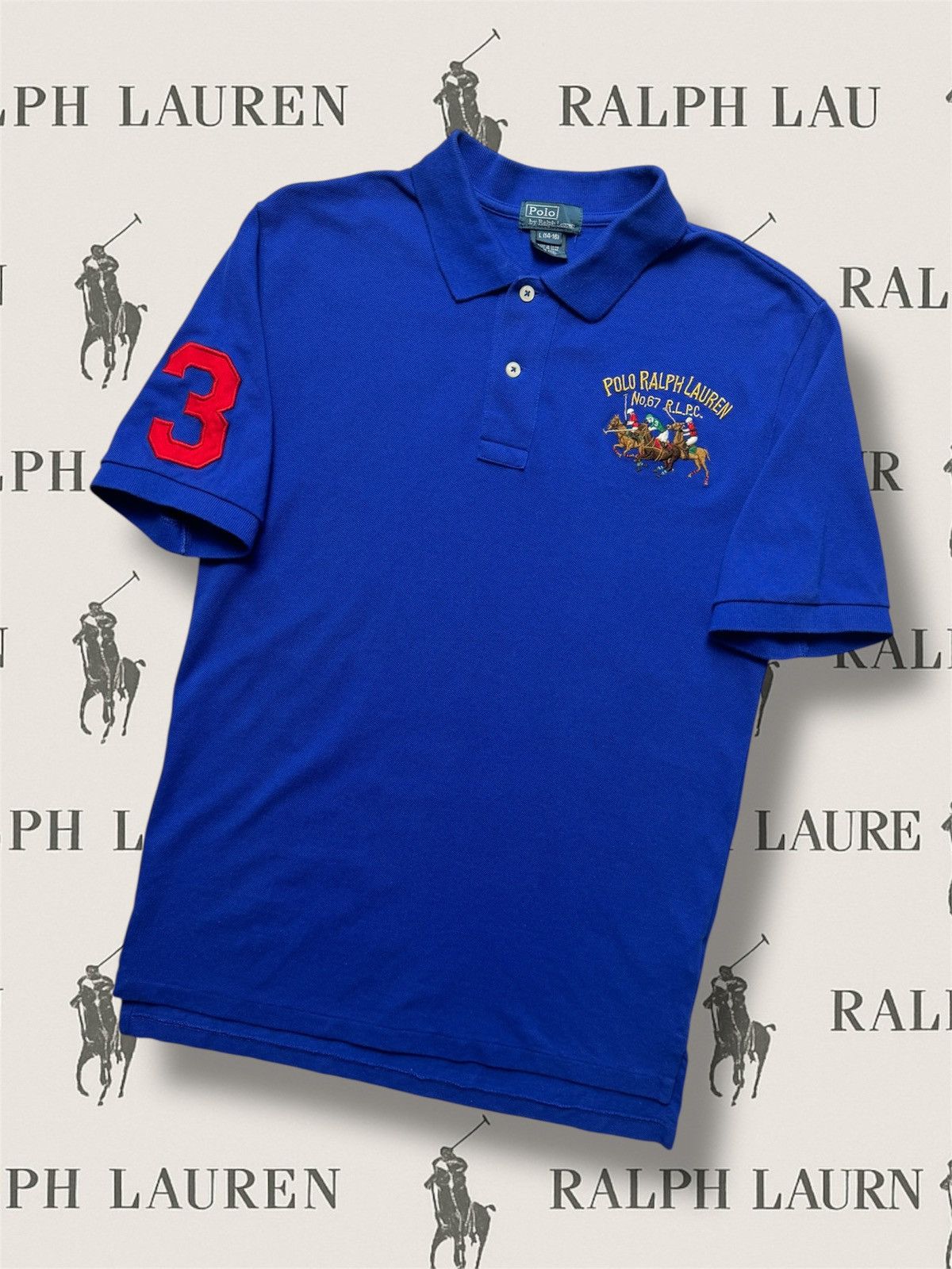 Polo Ralph Lauren Vintage Polo Ralph Lauren S big logo horse number 3 Size US XS / EU 42 / 0 - 1 Thumbnail