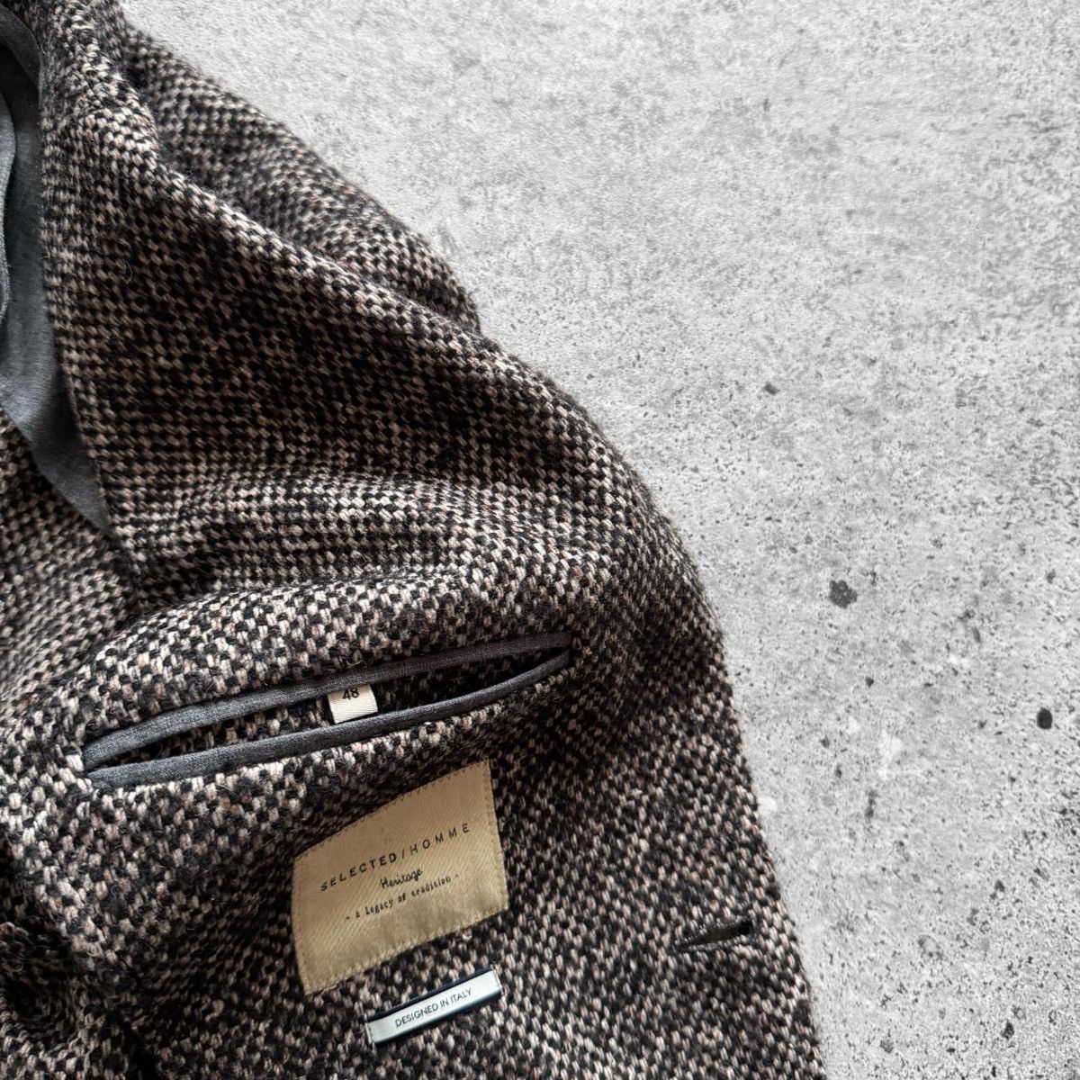 Selected Homme Selected Homme Mens Heritage Blazer Jacket Wool Silk Alpaca Size 38R - 8 Thumbnail