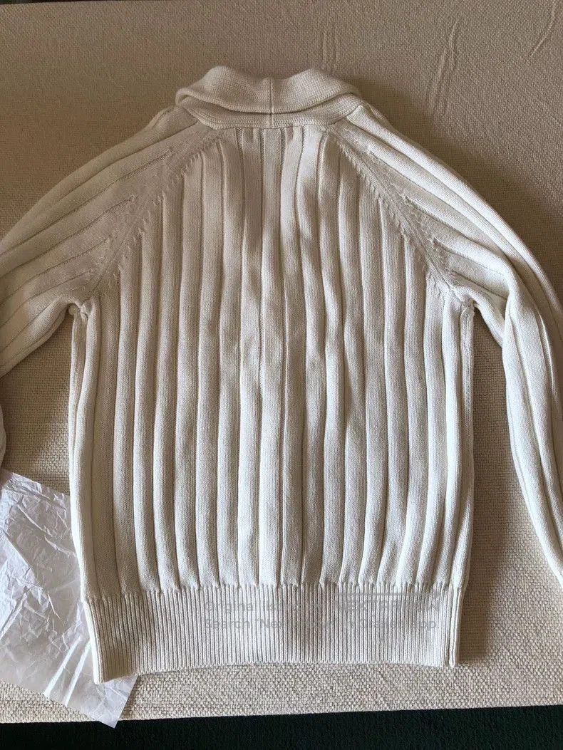 Brunello Cucinelli Brunello Cucinelli Men's White Cardigan. Size US M / EU 48-50 / 2 - 2 Thumbnail